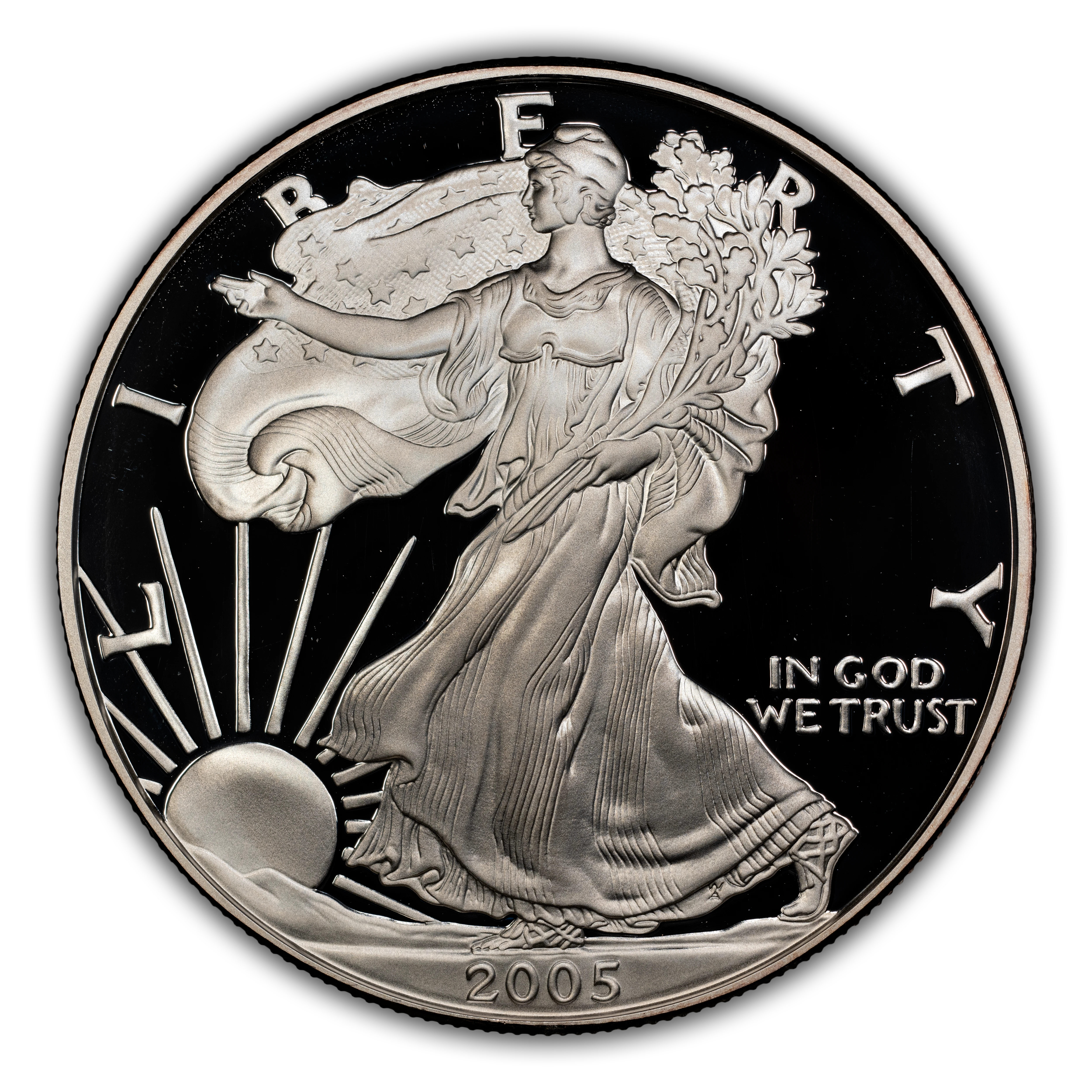2005-W $1 Silver Eagle PR DCAM