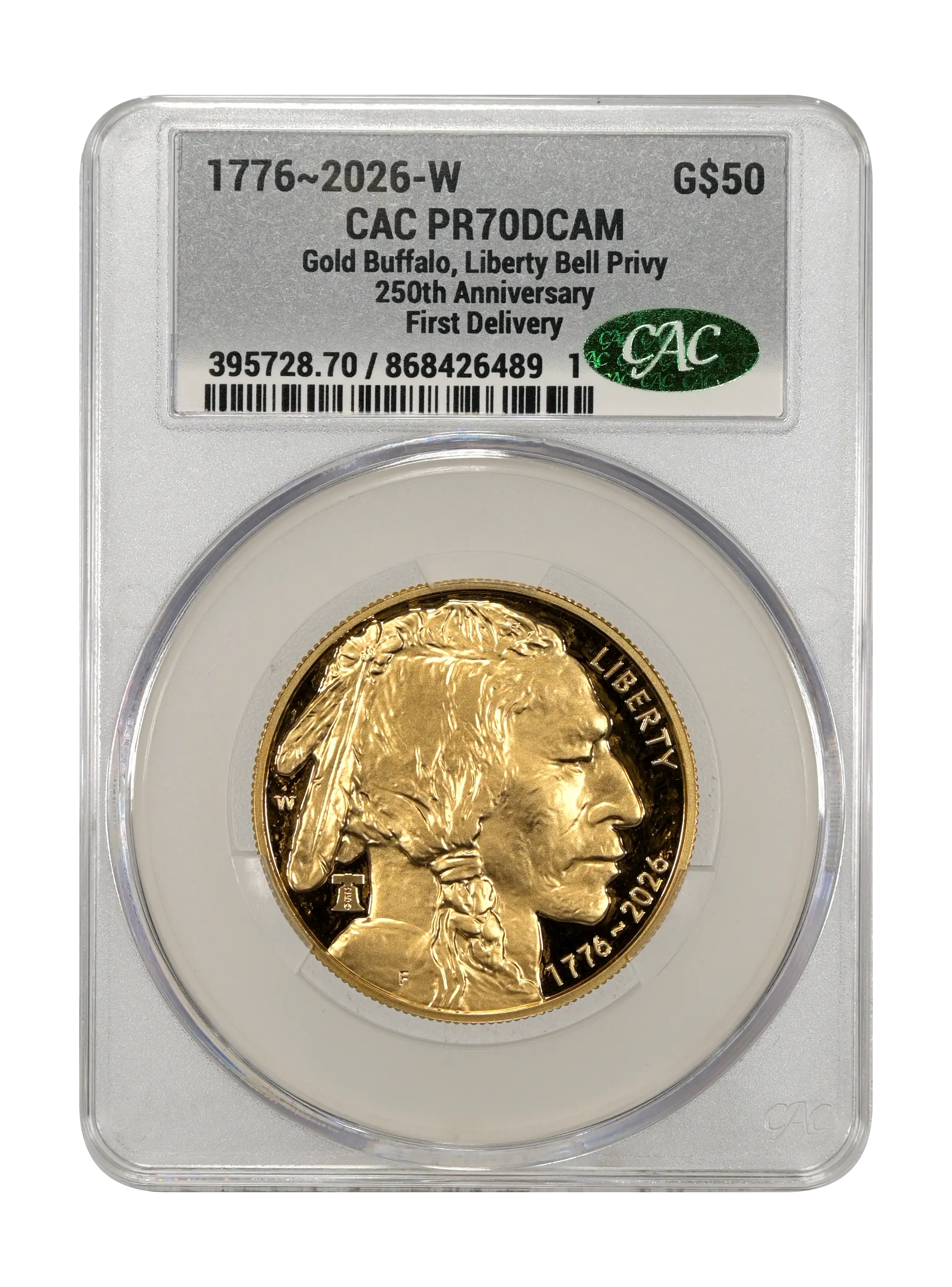 1776~2026-W G$50  Gold Buffalo PR DCAM thumbnail 16