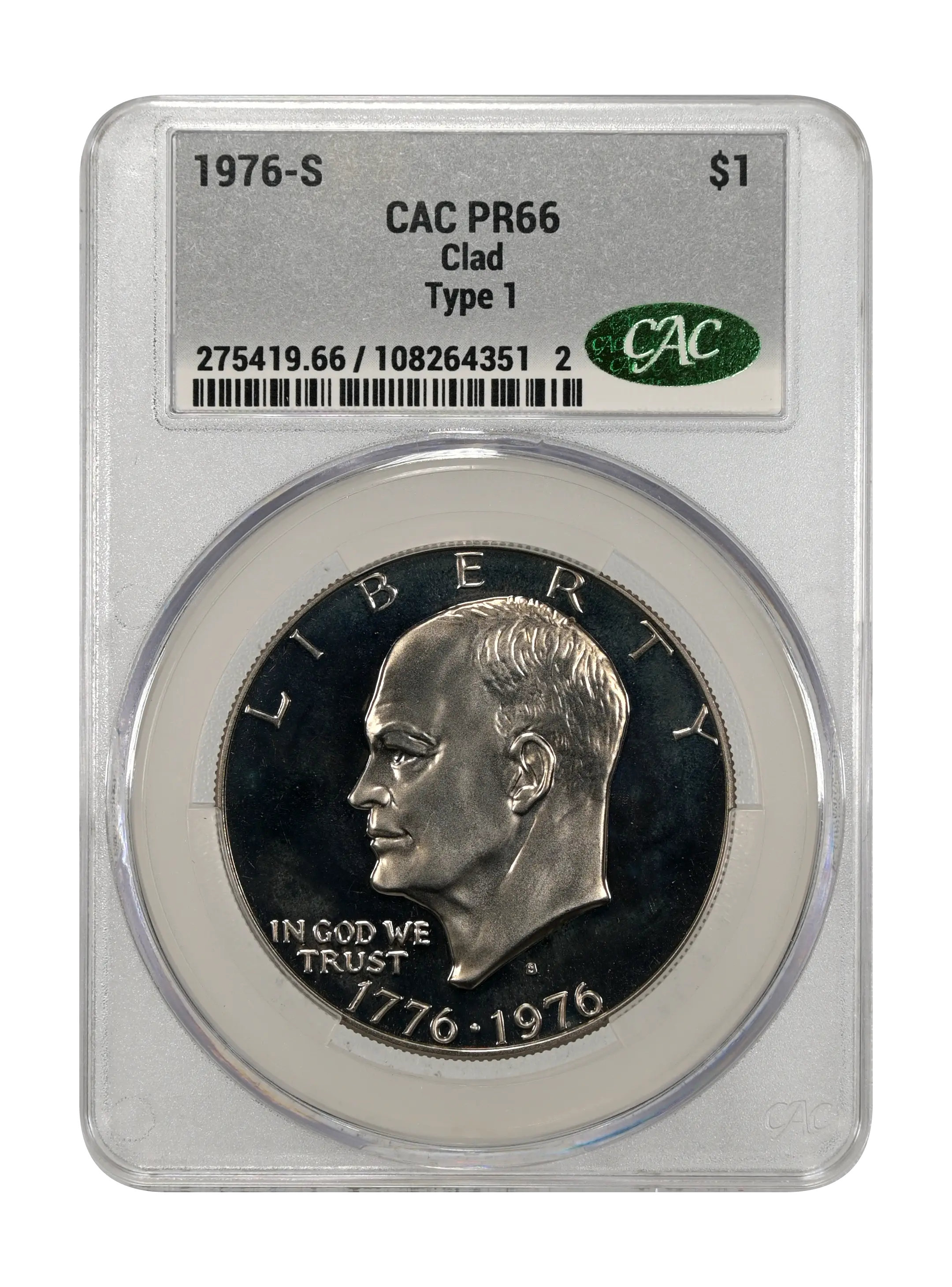 1976-S $1  Clad, Type 1 PR thumbnail 6