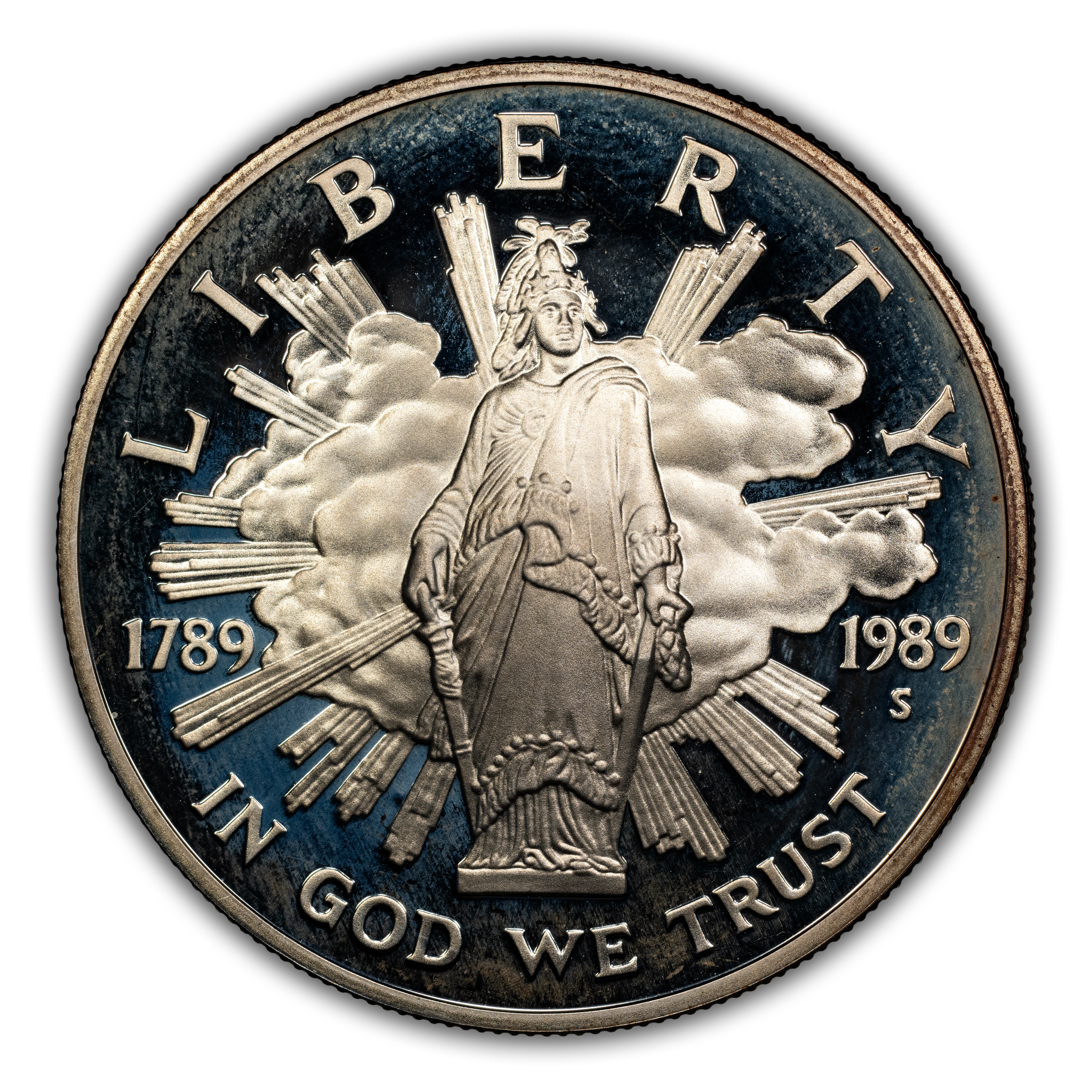1989-S S$1 Congress Bicentennial PR DCAM