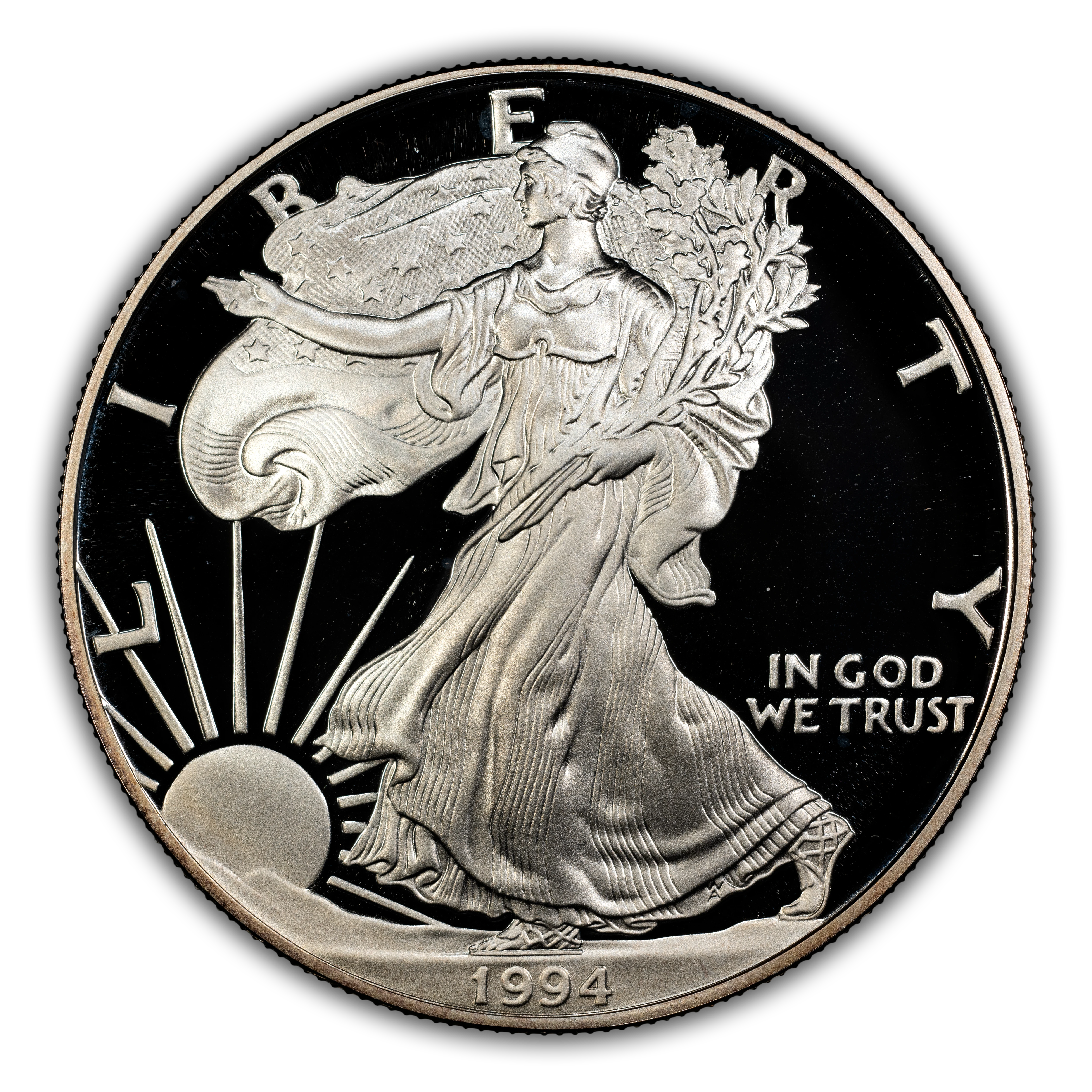 1994-P $1 Silver Eagle PR DCAM