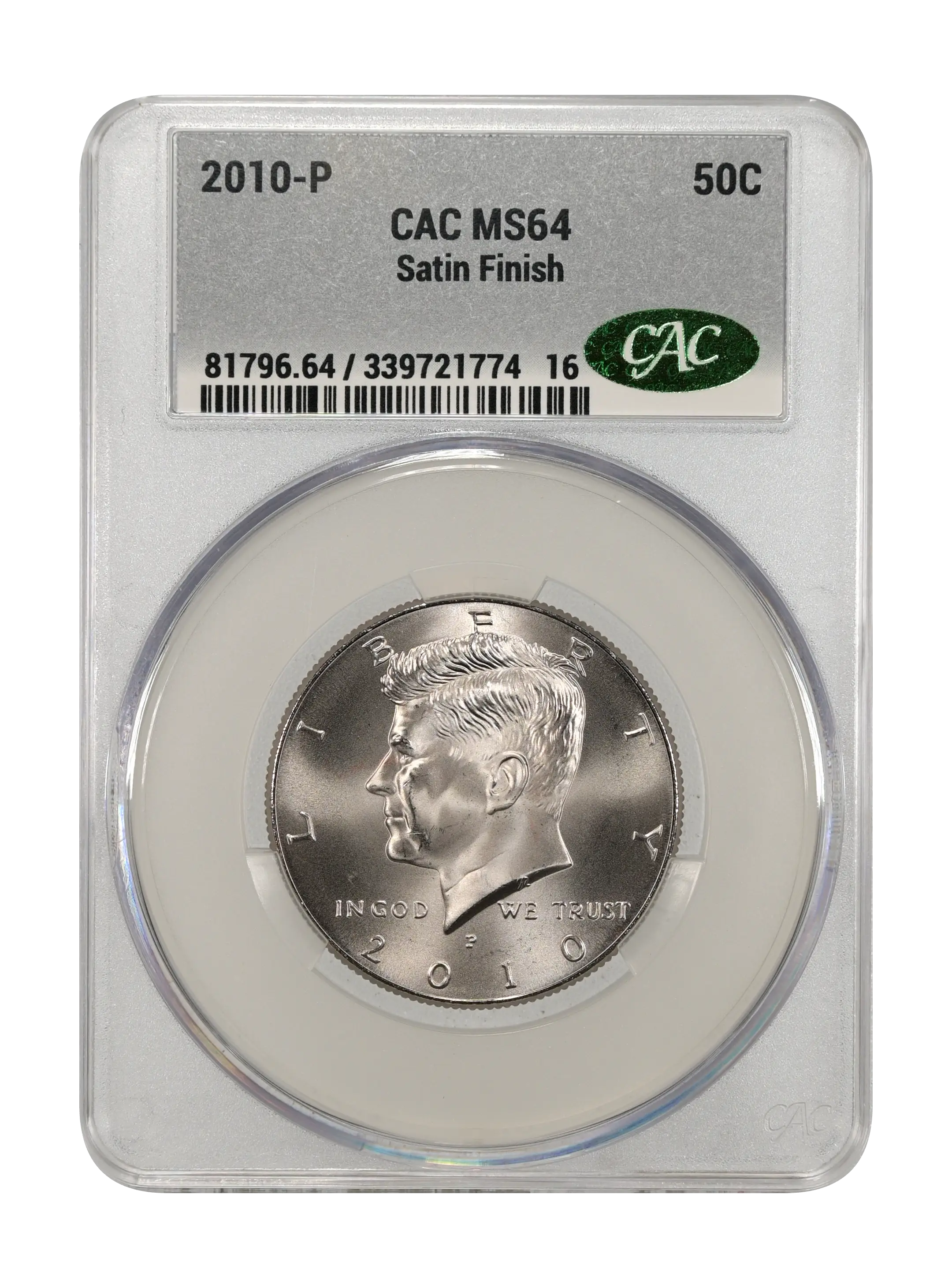 2010-P 50c Satin Finish MS thumbnail 4