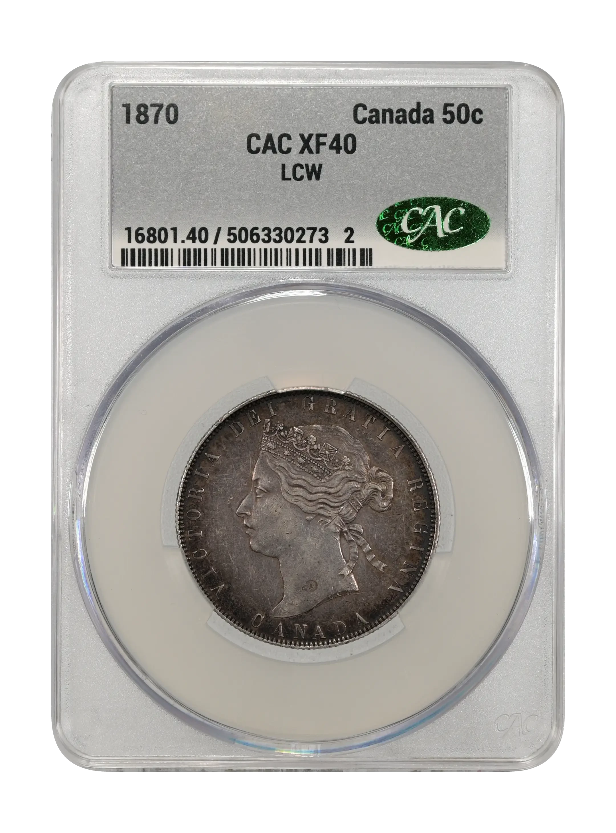 Canada 1870 Fifty Cent Coin Values & Prices | Greysheet