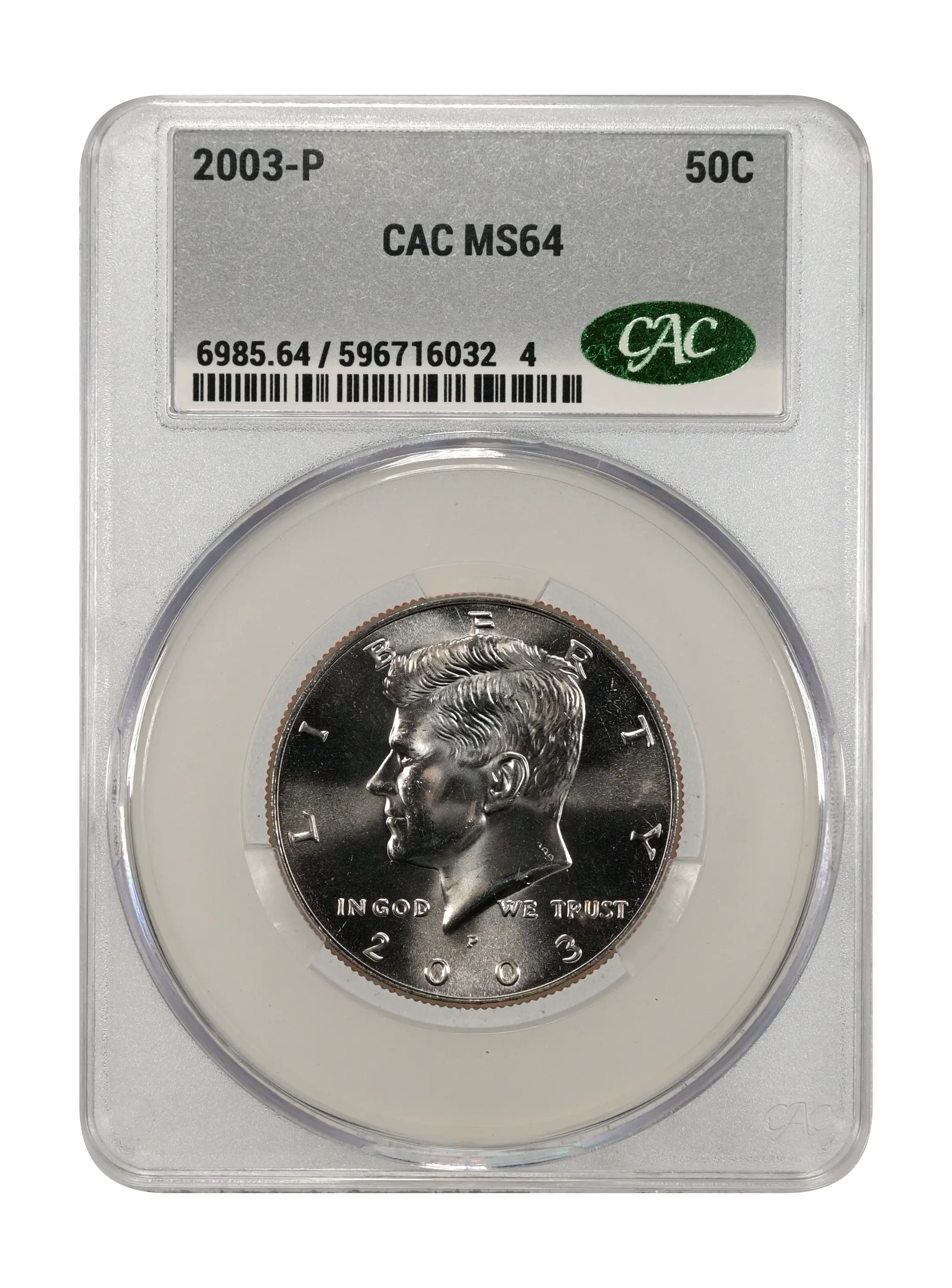 2003 Kennedy Half Values & Prices | Greysheet