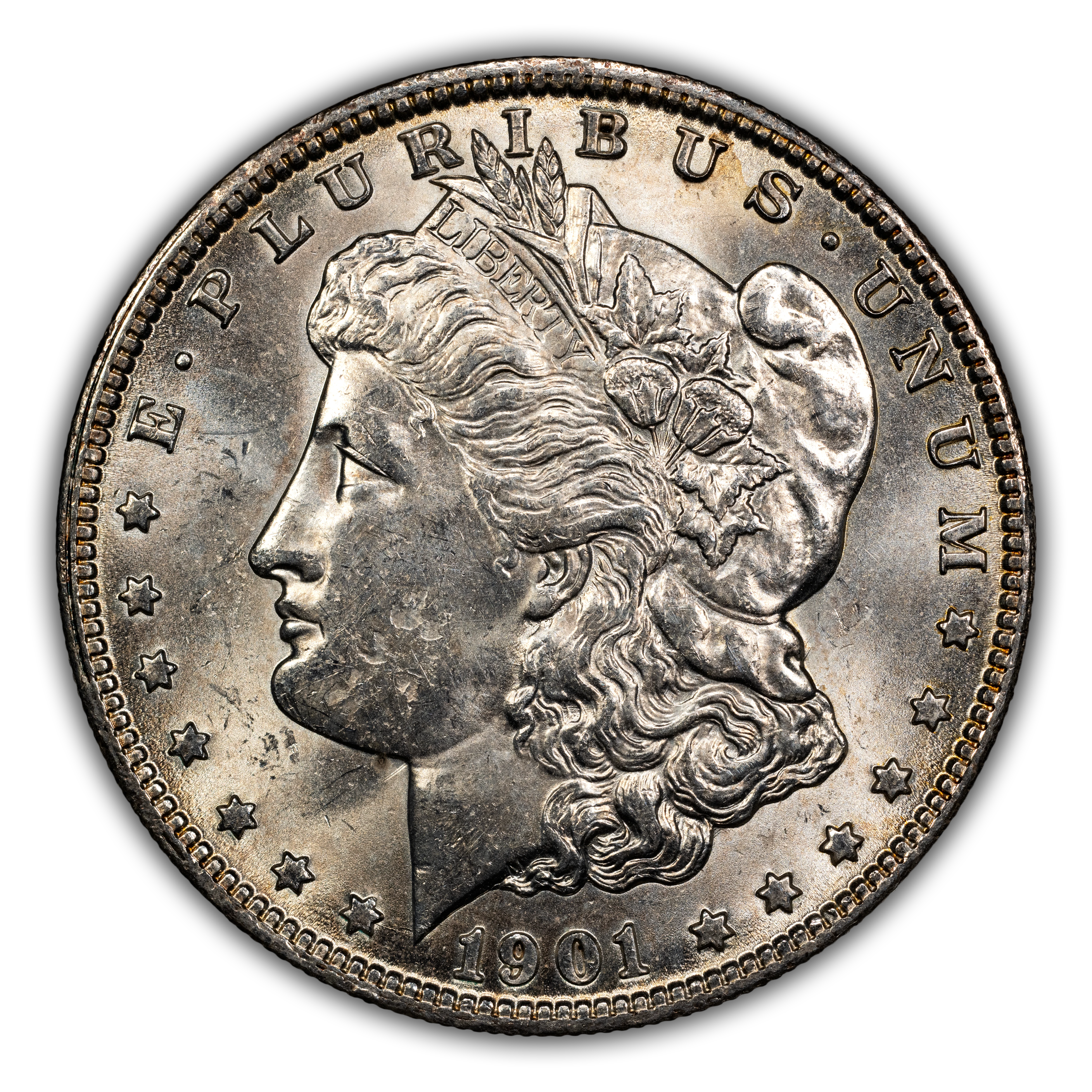 1901-O $1 Clashed Dies, VAM-1A MS