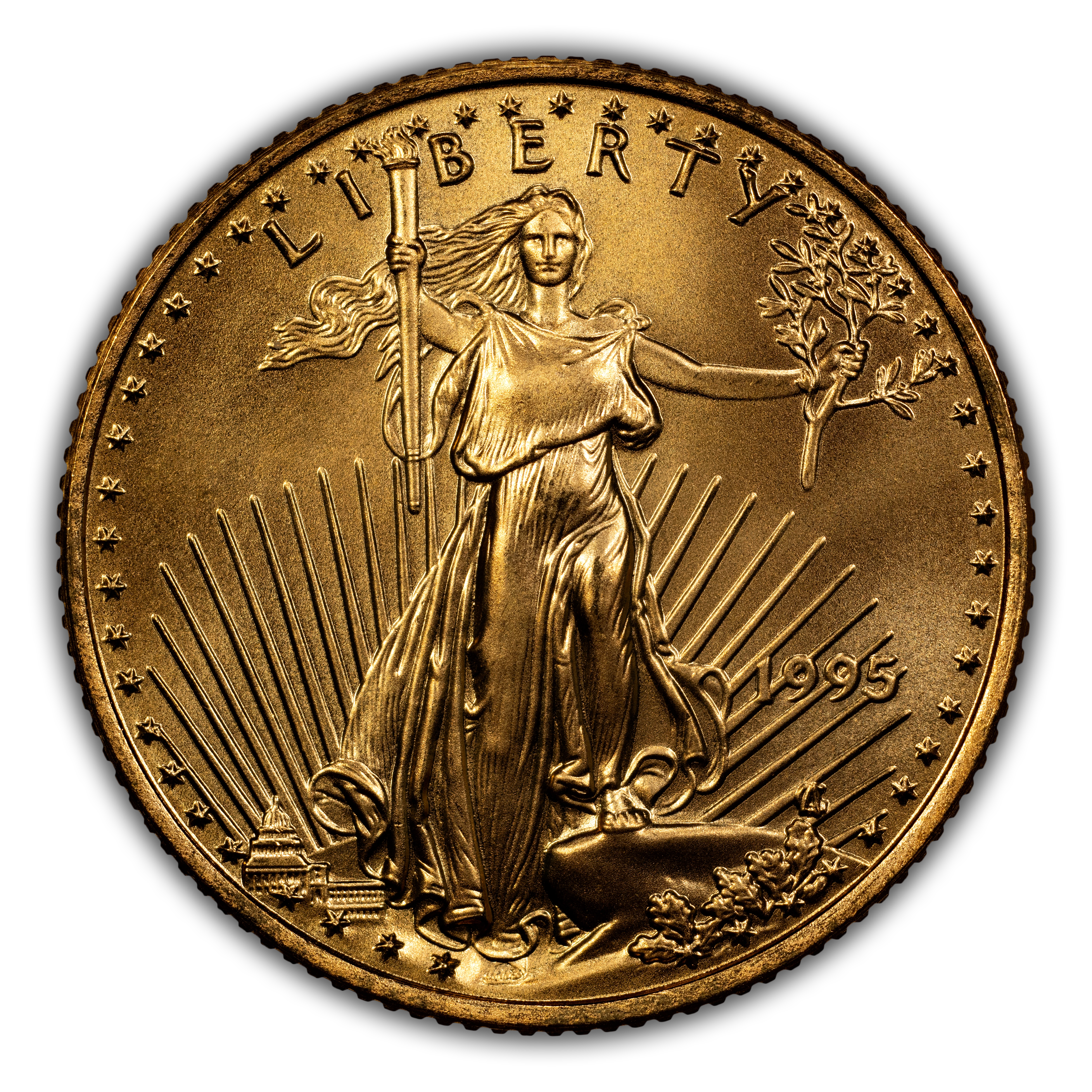 1995 $10 Gold Eagle MS
