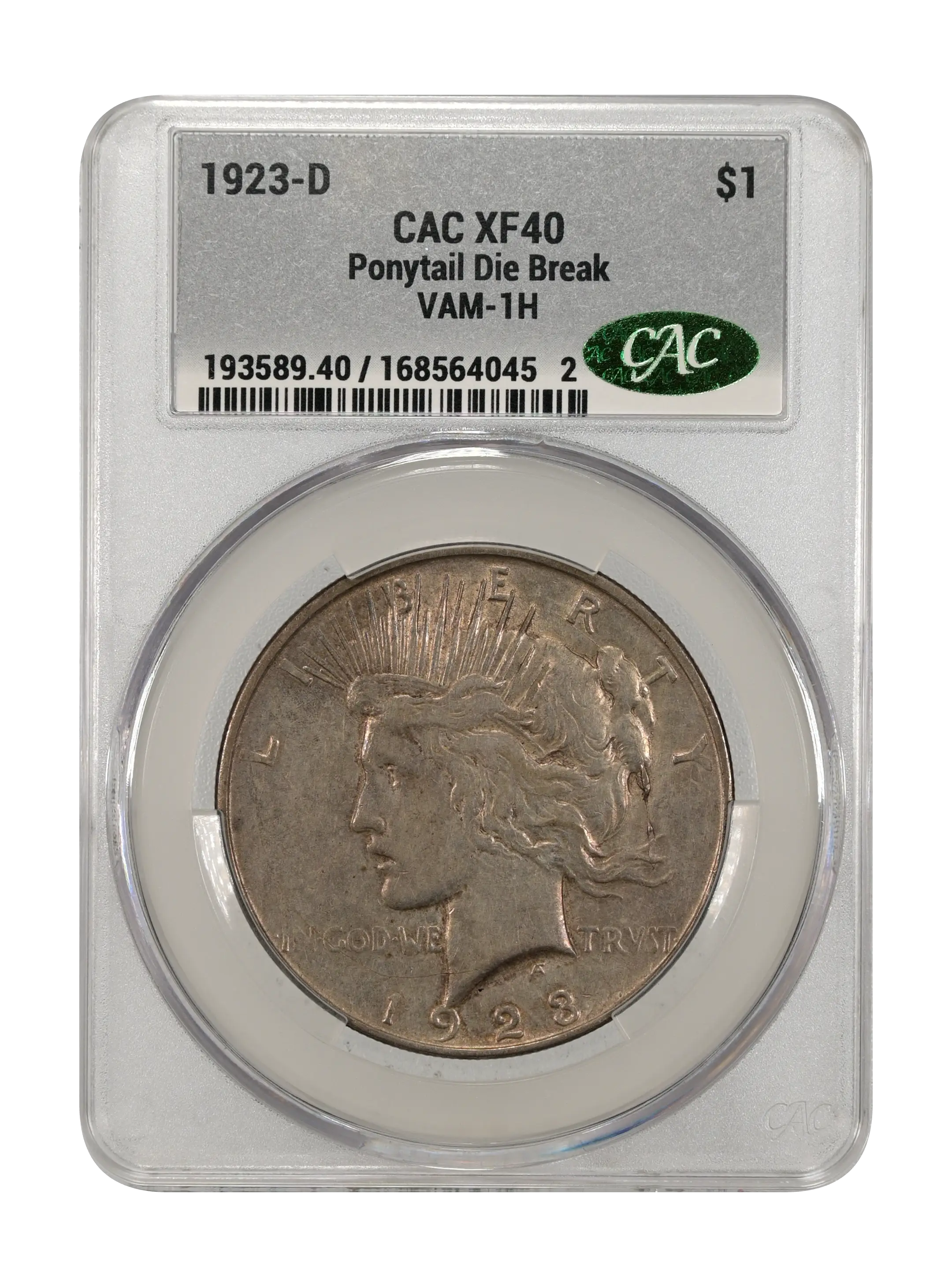 1923-D $1  Ponytail, VAM-1H MS thumbnail 4
