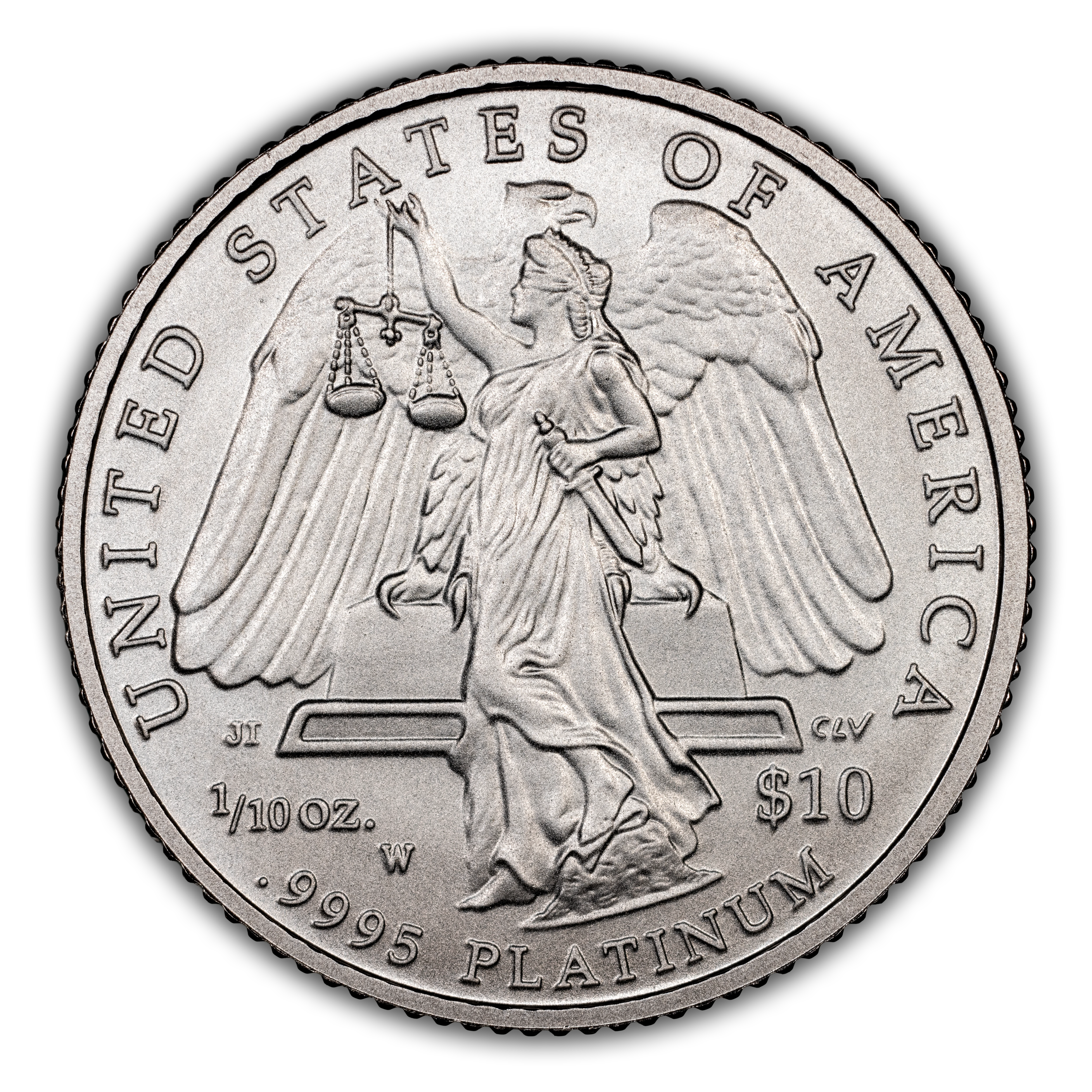 2008-W $10  Platinum Eagle, Burnished MS thumbnail 6