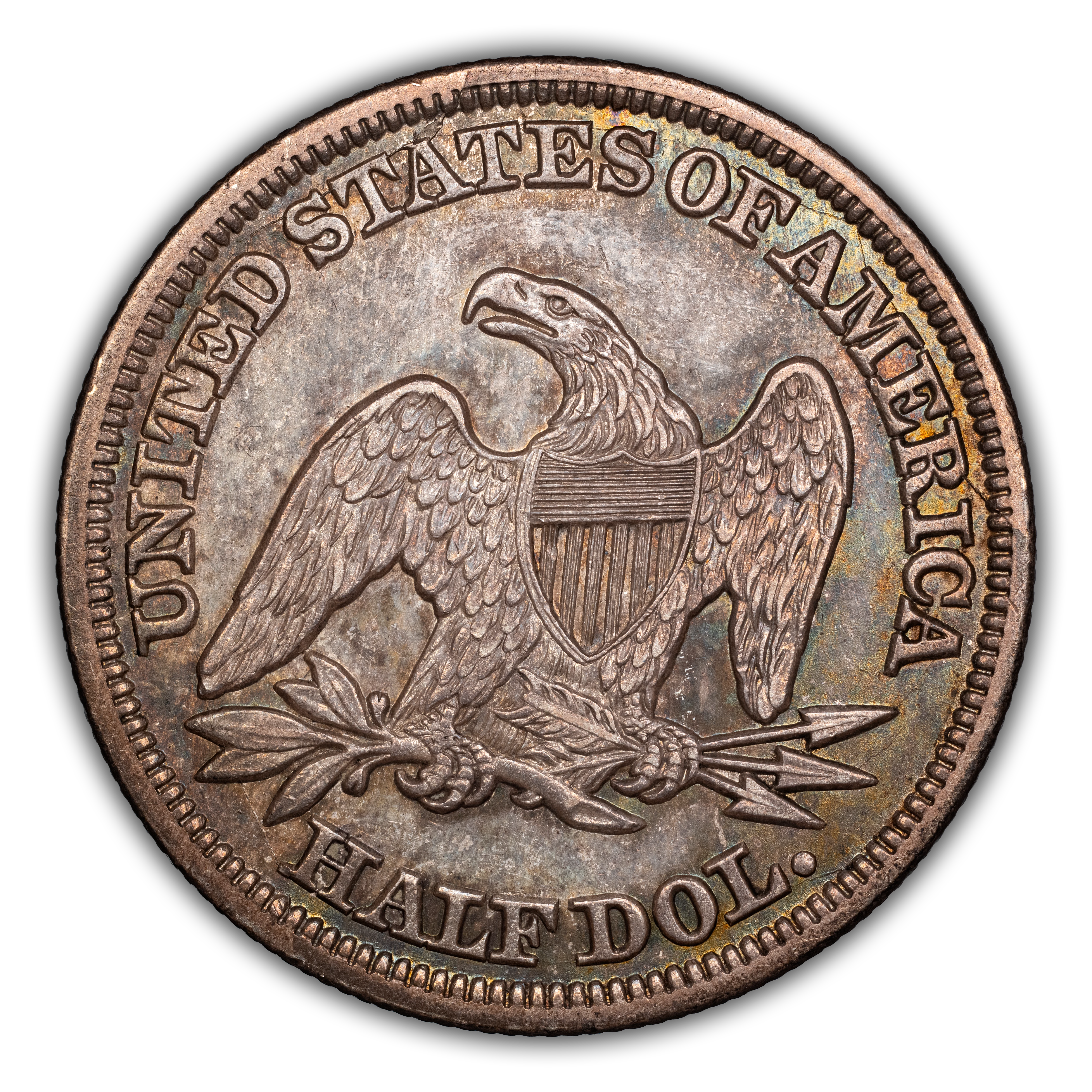1846 50c Medium Date VF35 CAC thumbnail 22