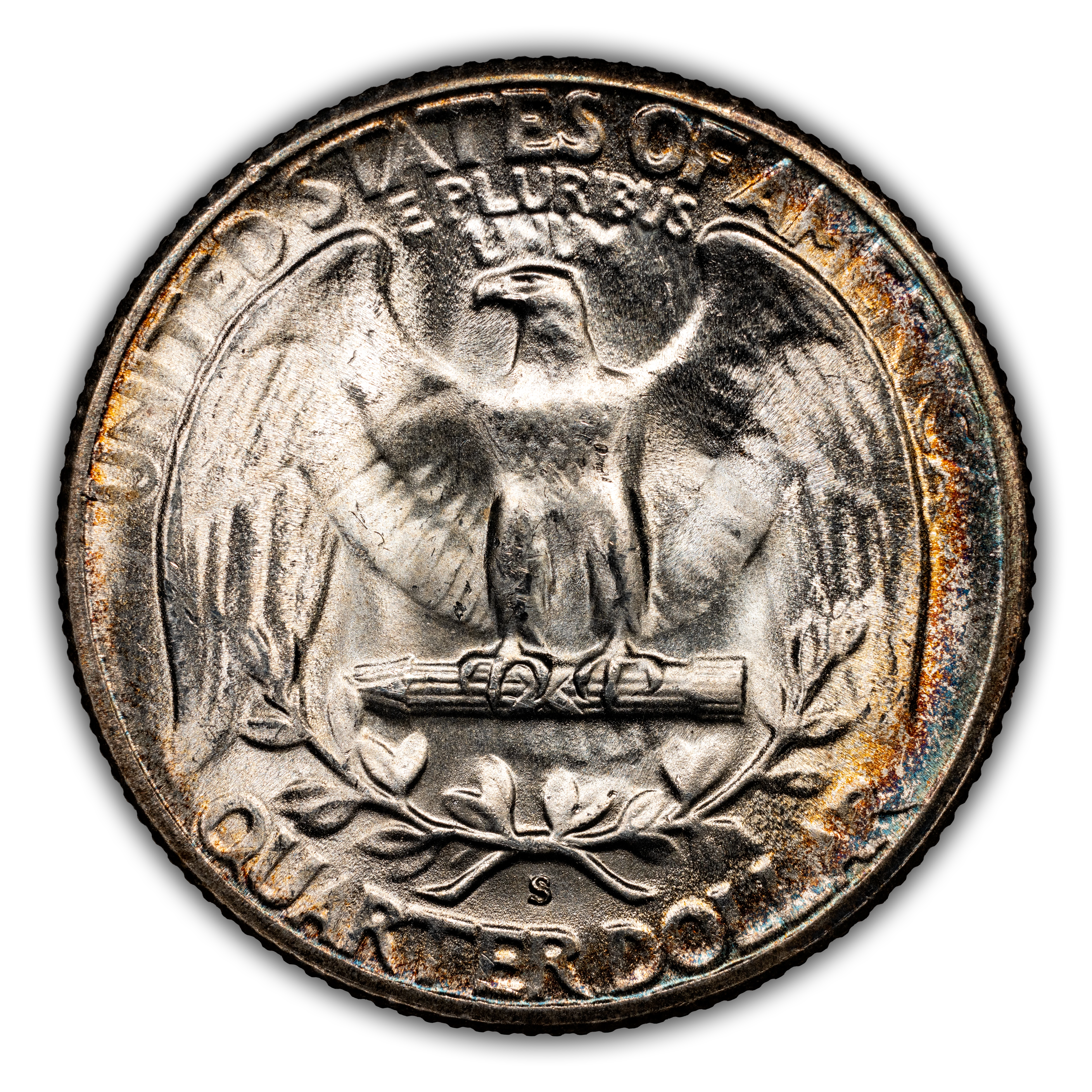1946-S/S 25c Repunched Mintmark, FS-501 MS thumbnail 7