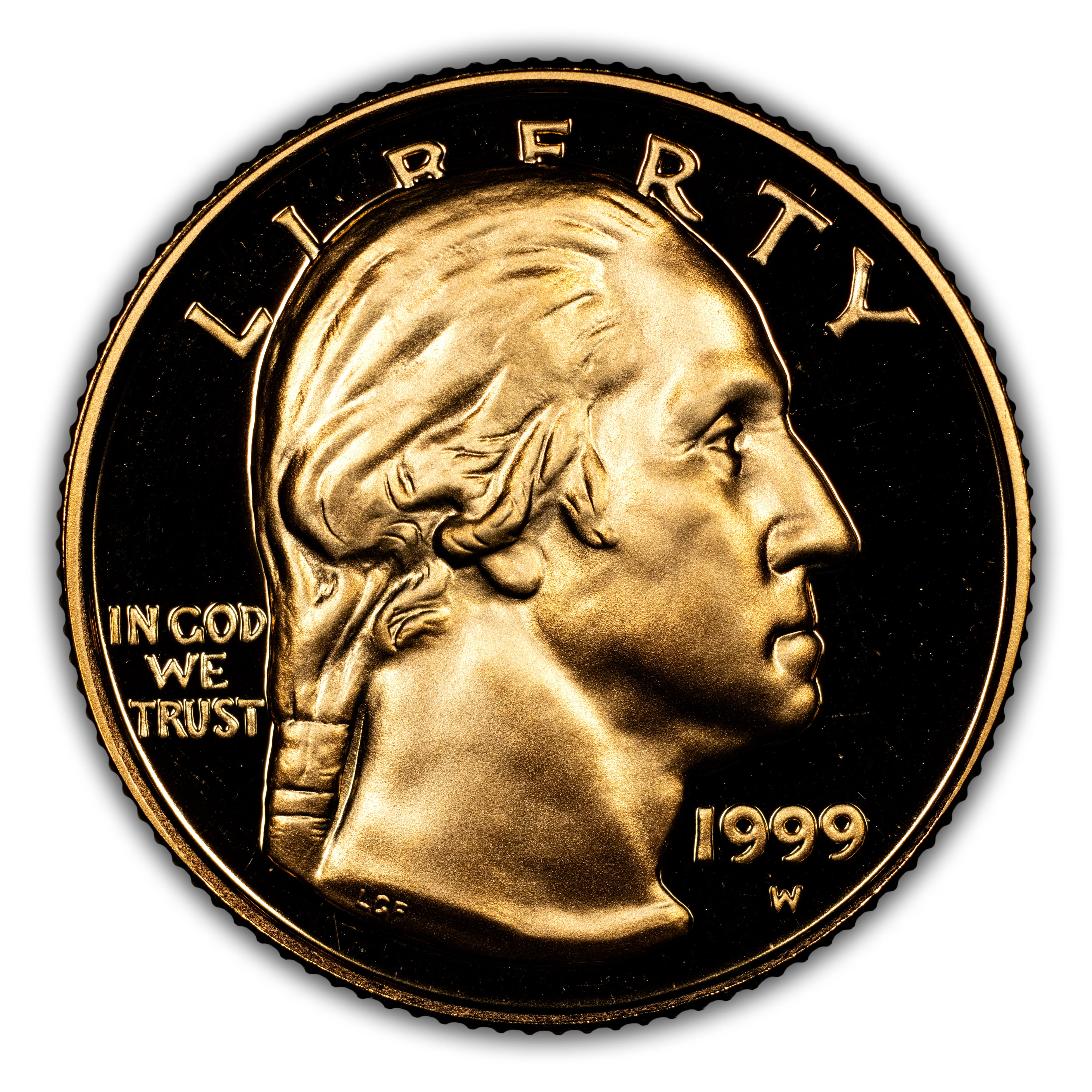 1999-W G$5 Washington's Death Bicentennial PR DCAM