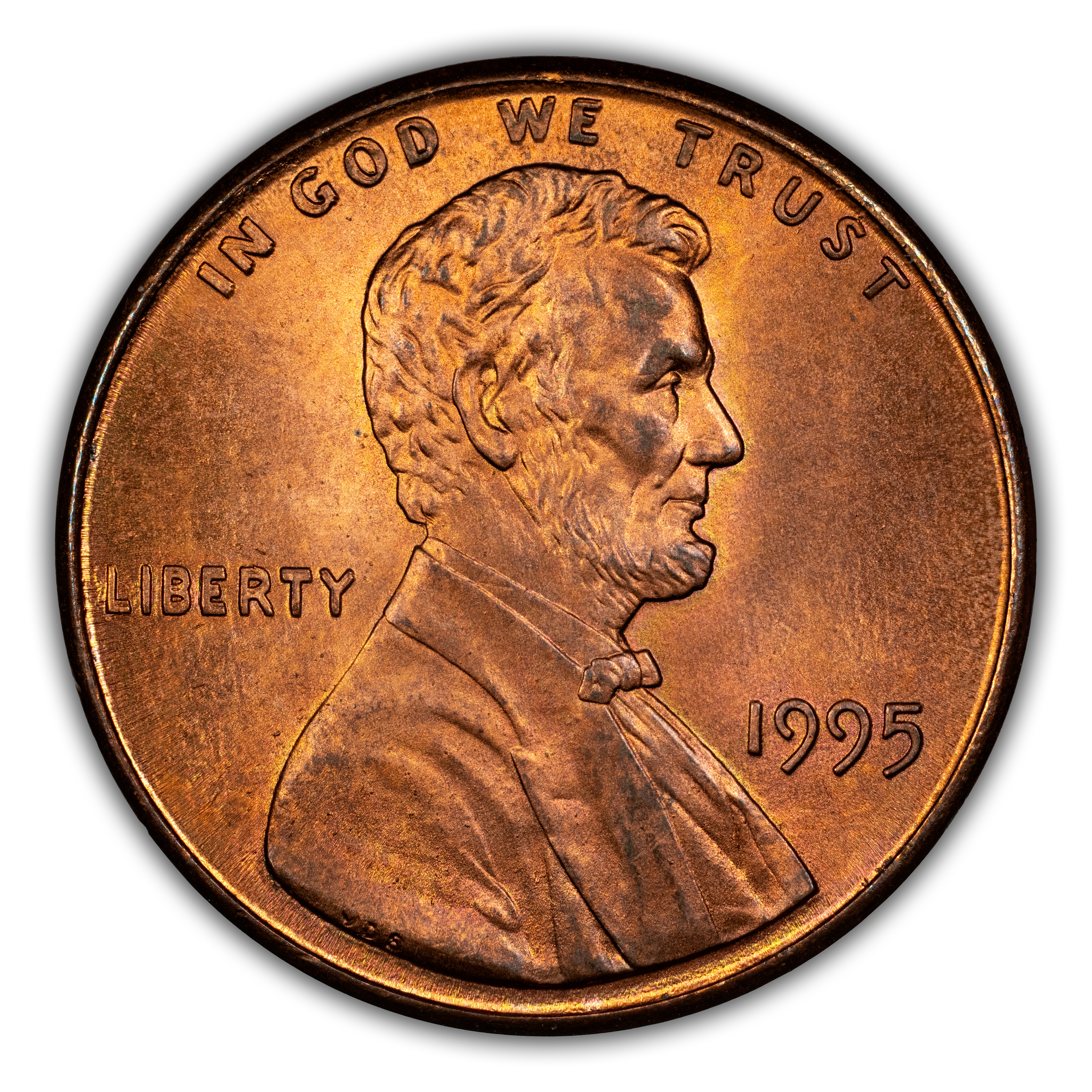 1995 1c Doubled Die Obverse, FS-101 MS RD