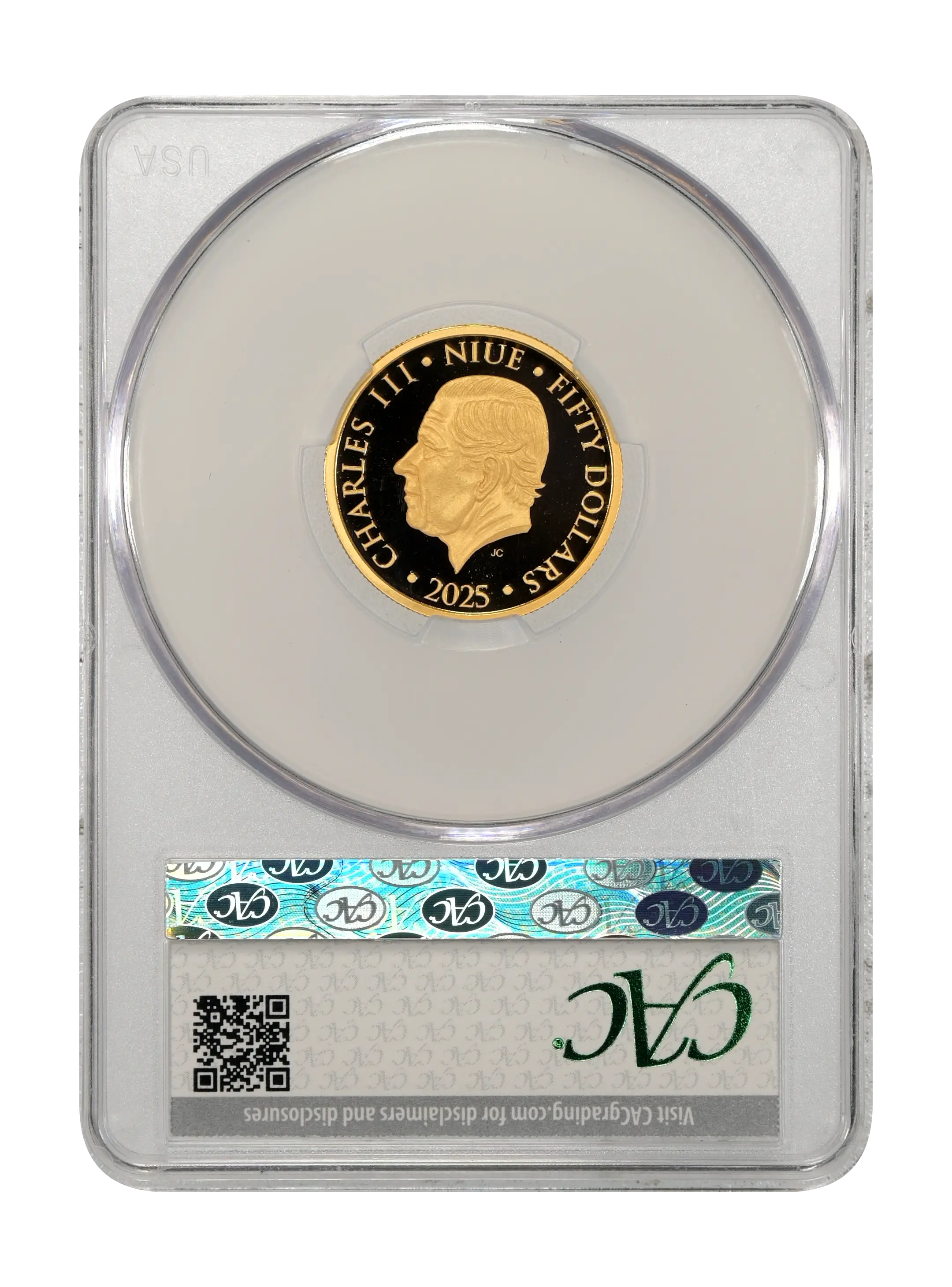 2025 G$50 1/4oz Gold, Yellowstone Moose PR DCAM PR69 DCAM thumbnail 21