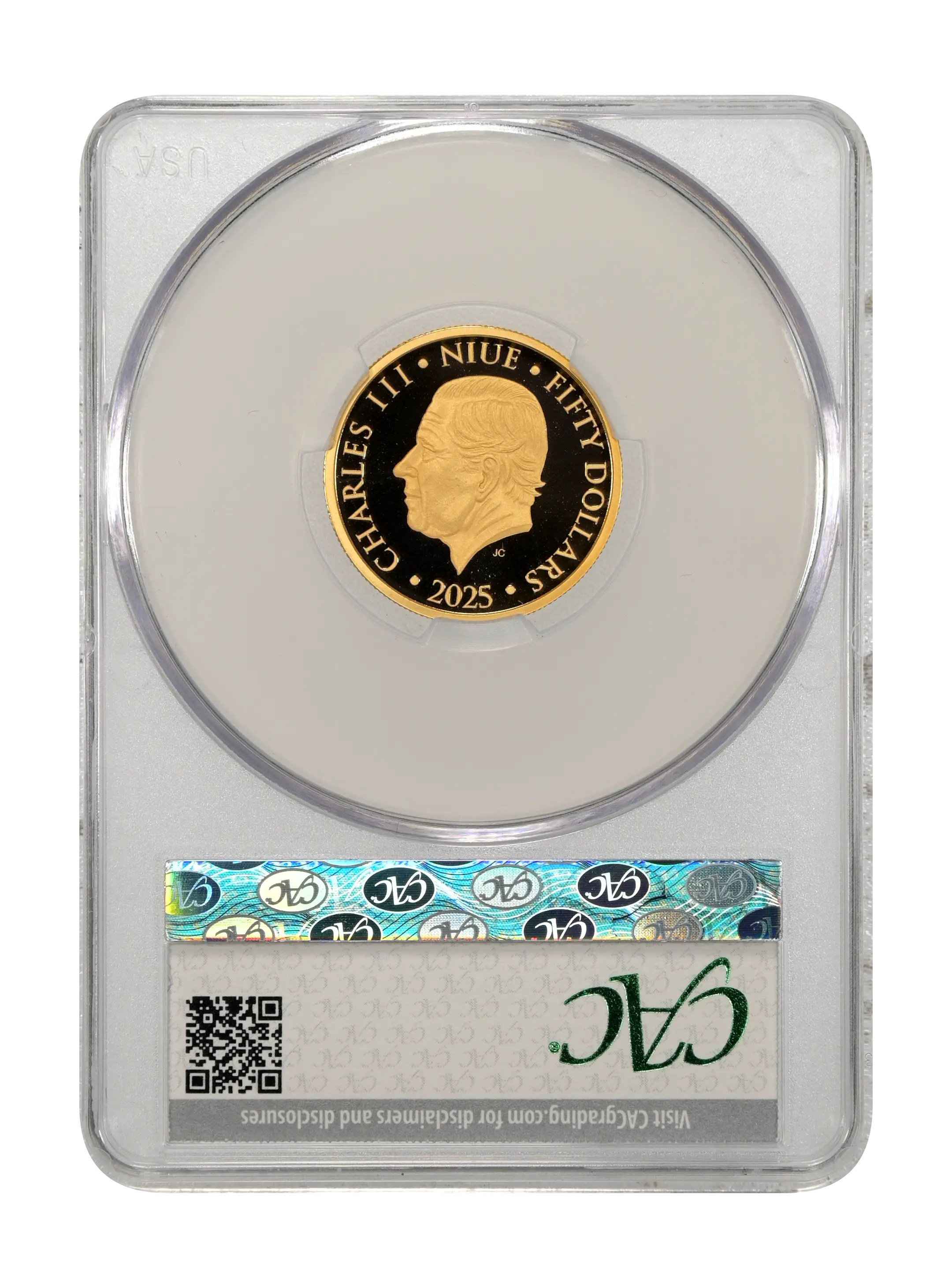 2025 G$50 1/4oz Gold, Yellowstone Moose PR DCAM PR69 DCAM thumbnail 22
