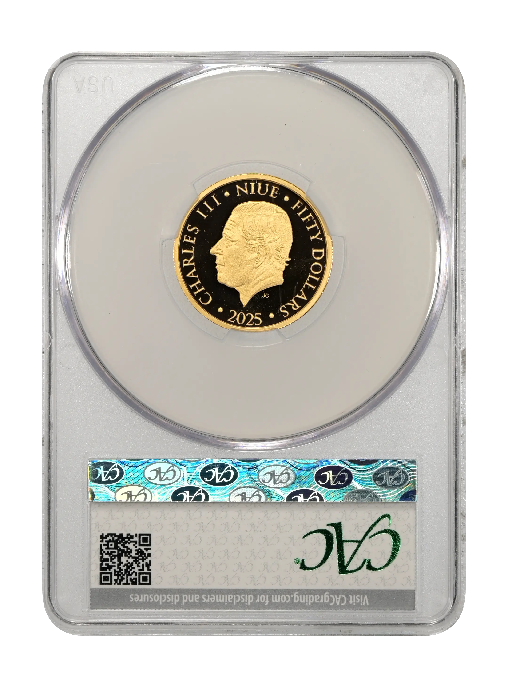 2025 G$50 1/4oz Gold, Yellowstone Moose PR DCAM PR69 DCAM thumbnail 24