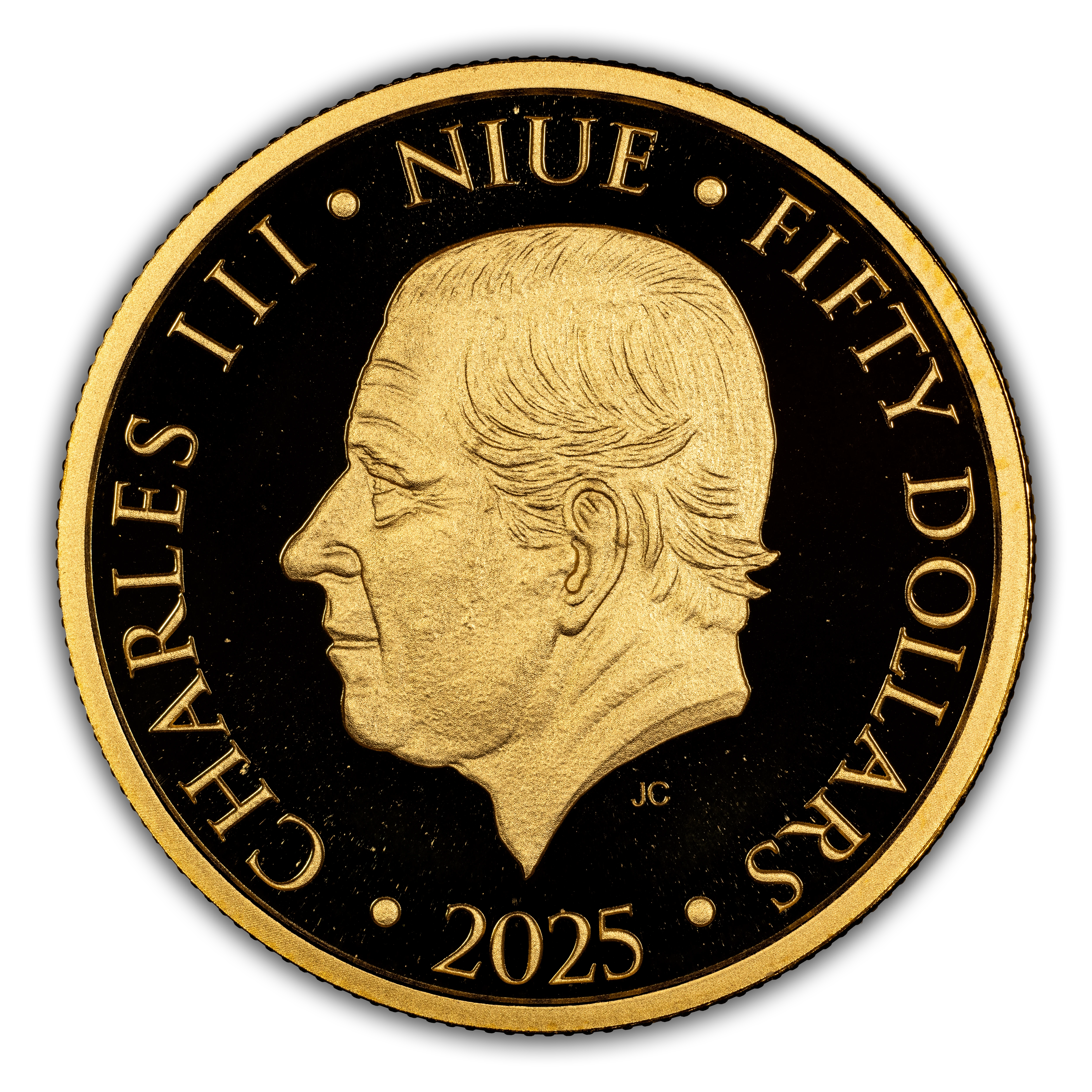 2025 G$50 1/4oz Gold, Yellowstone Moose PR DCAM