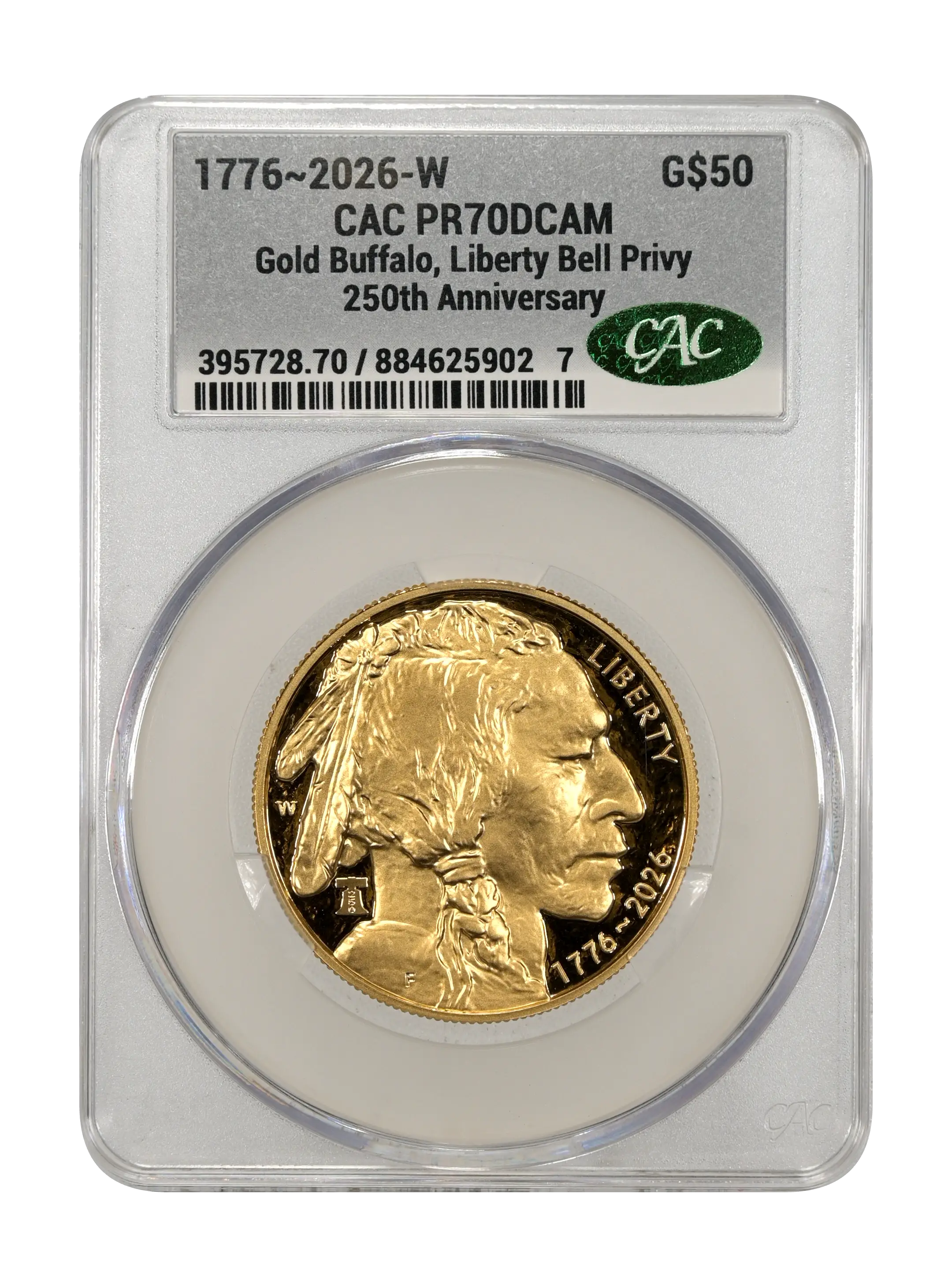 1776~2026-W G$50  Gold Buffalo PR DCAM thumbnail 13