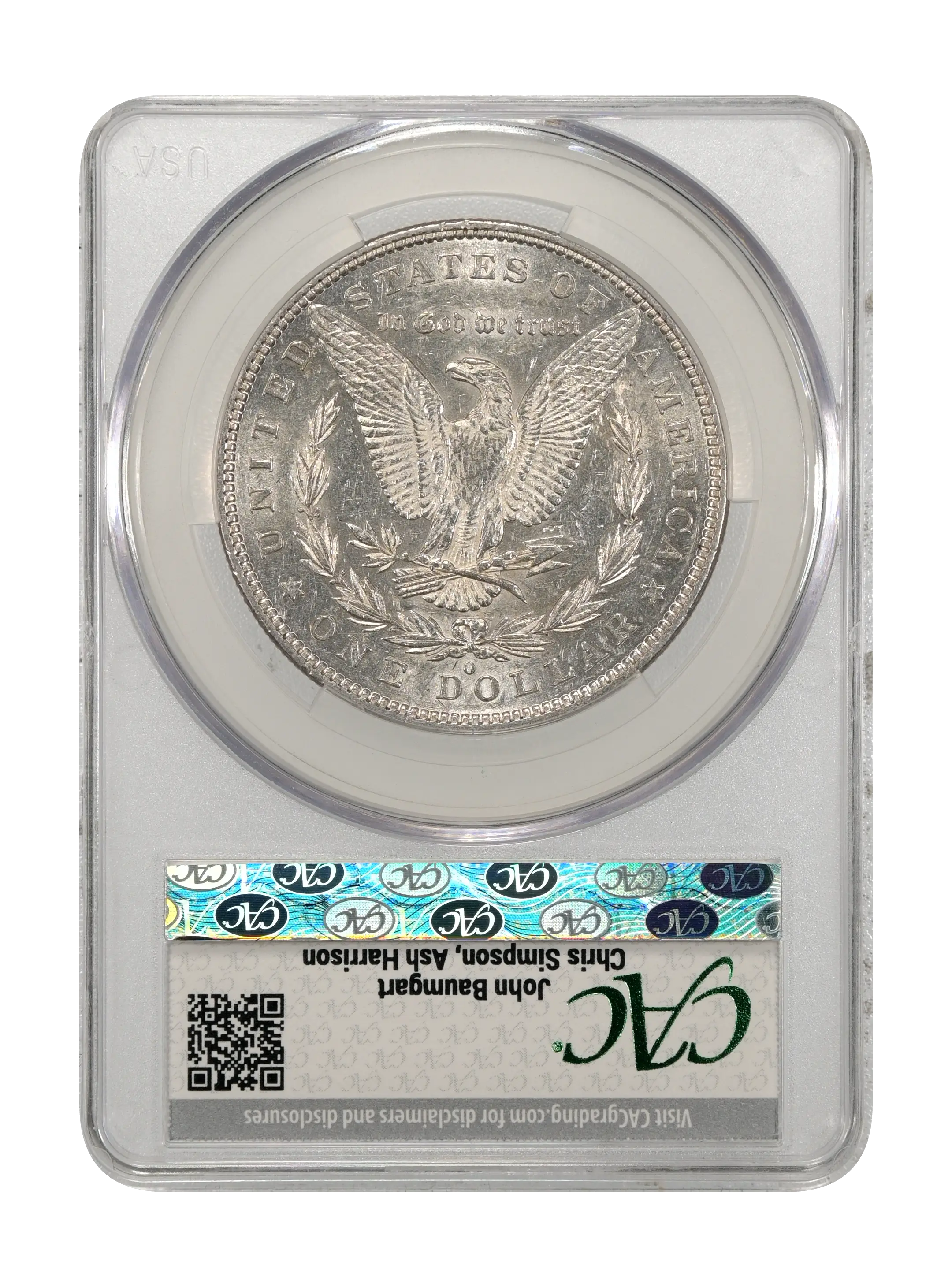 1881-O $1  Flakey Eye, VAM-1D  MS thumbnail 4