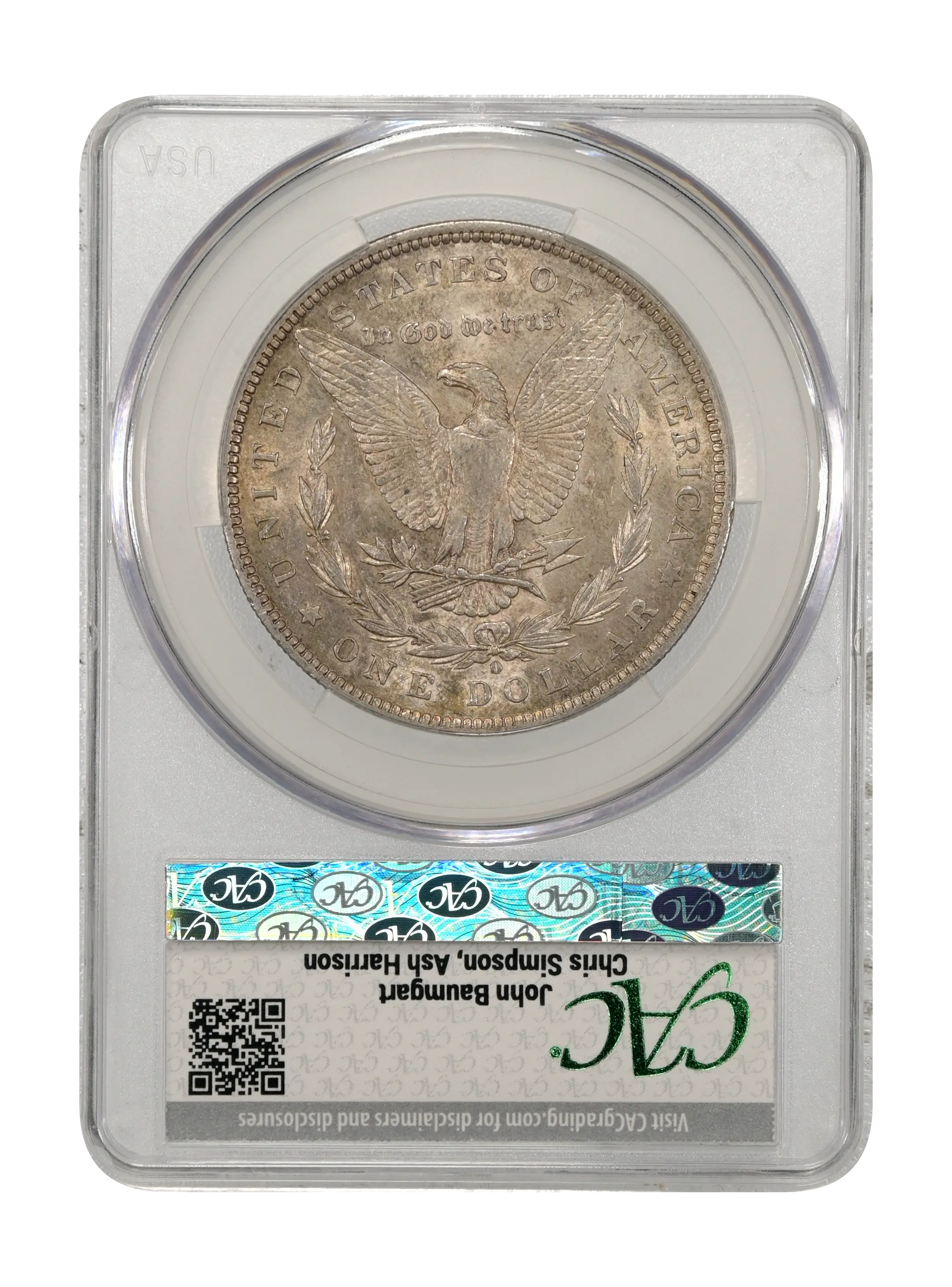 1888-O $1  Oval O, VAM-6 MS thumbnail 8