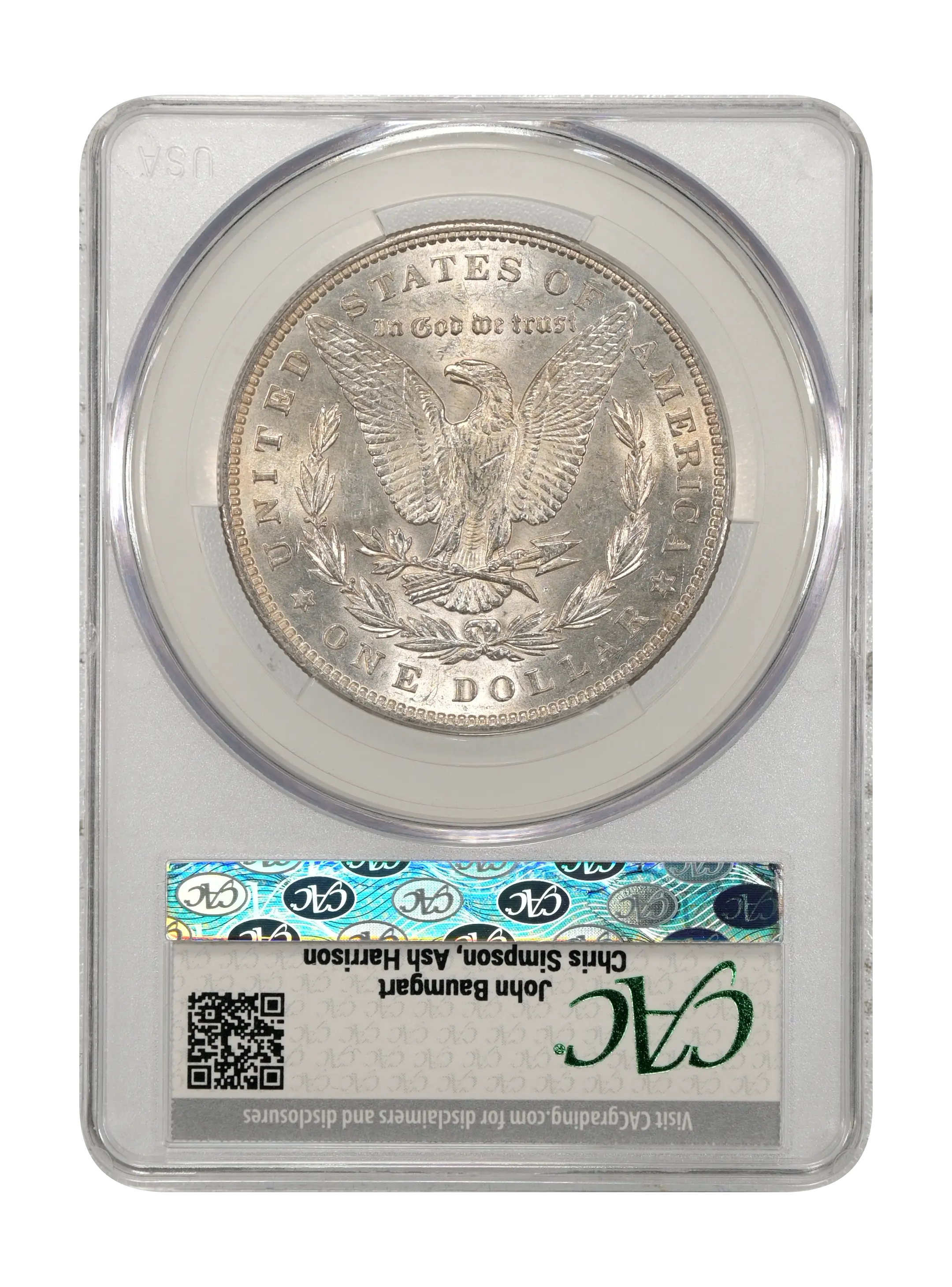 1896 $1  Doubled Stars, VAM-4 MS thumbnail 3