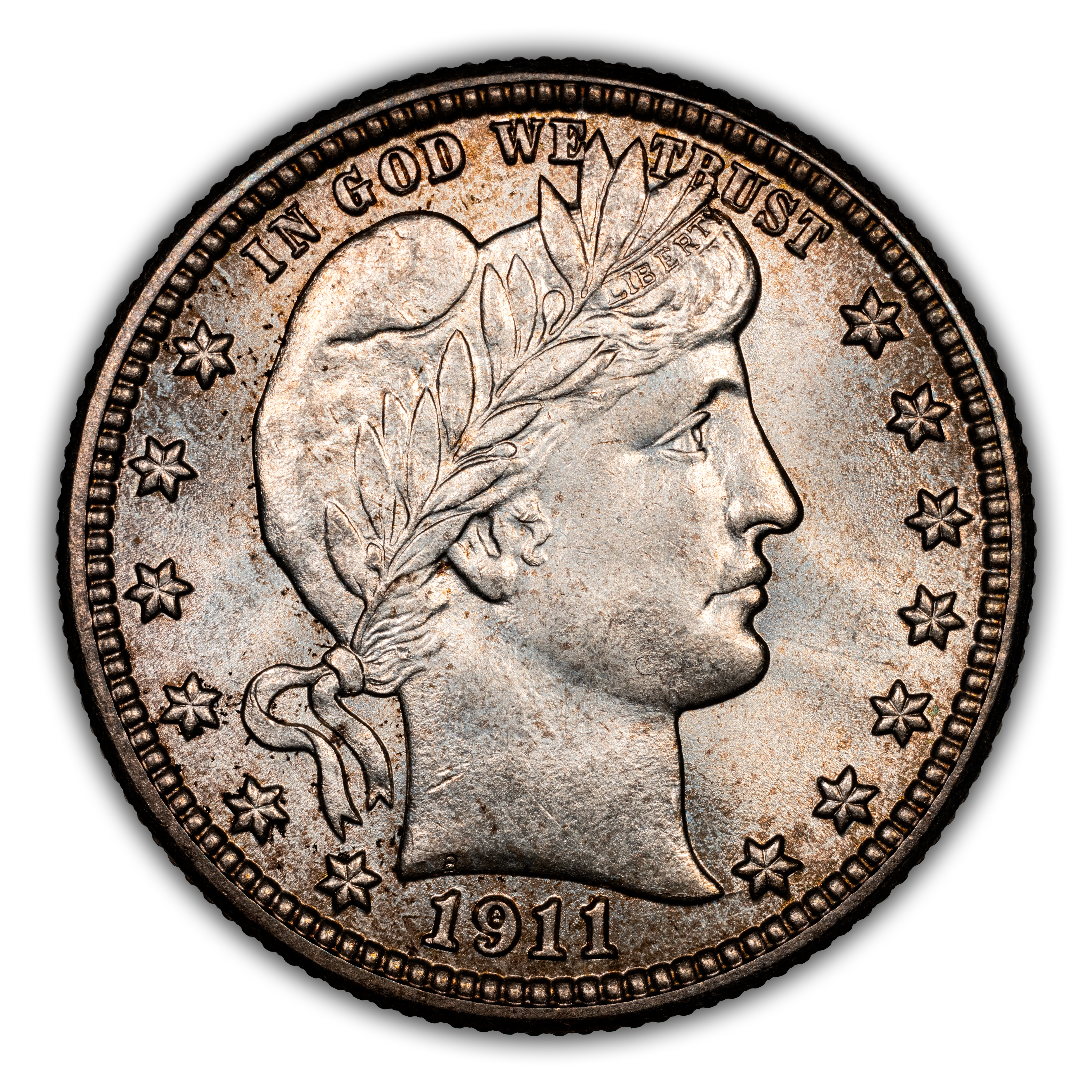 1911-S 25c MS