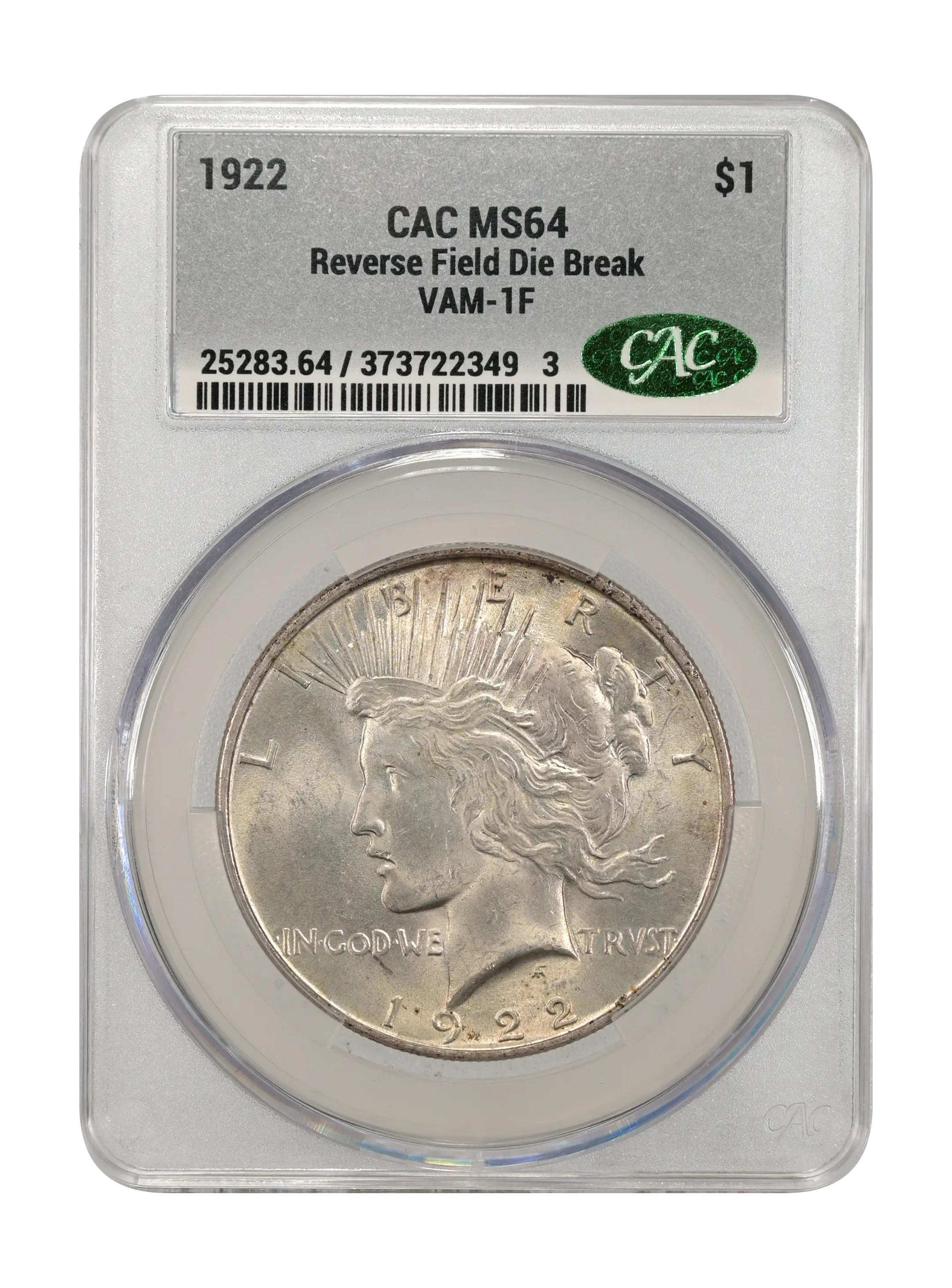 1922 $1  Field Break, VAM-1F MS thumbnail 9
