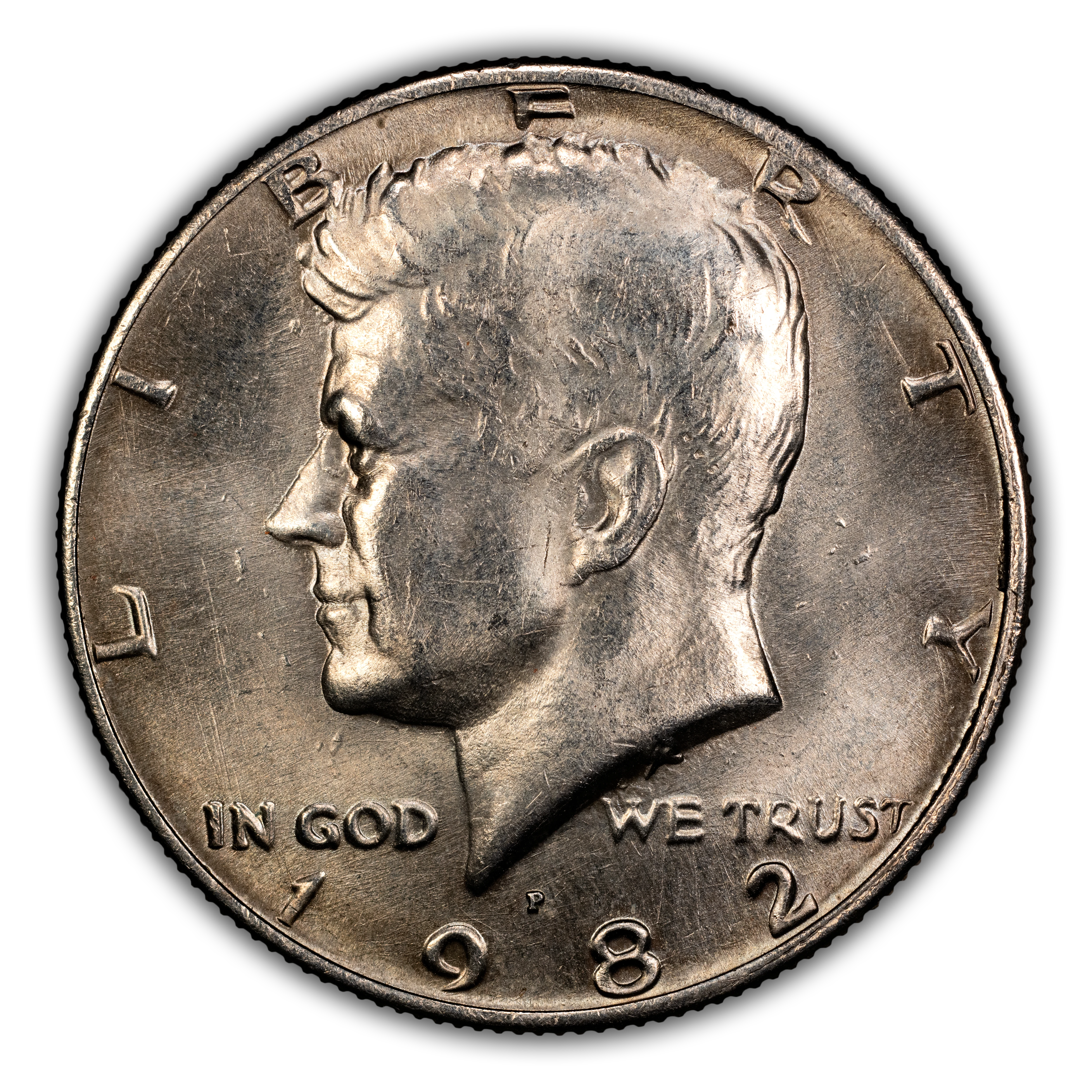 1982-P 50c Missing Designer's Initials, FS-901 MS