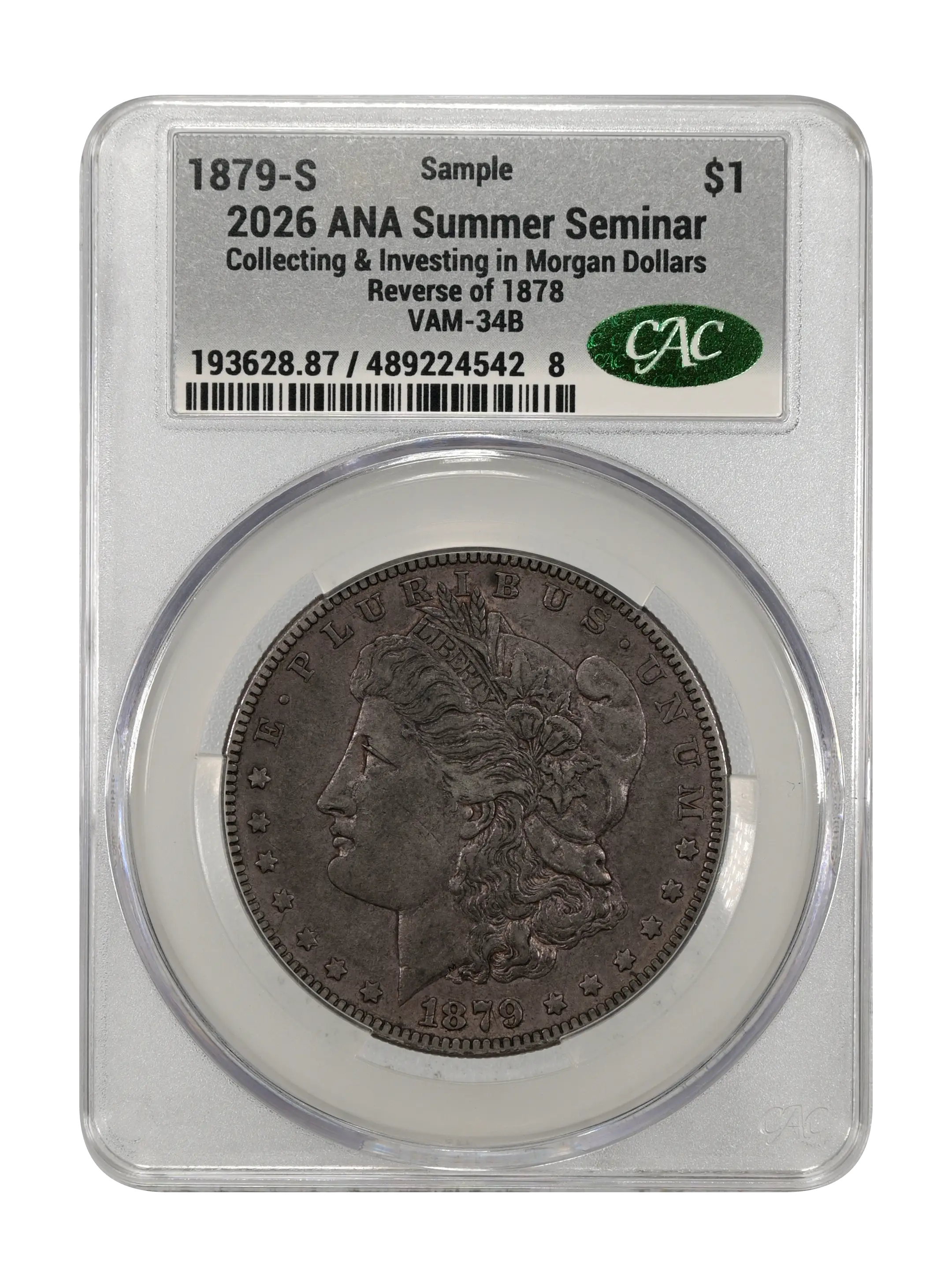 1879-S $1  Reverse of 1878, VAM-34B MS thumbnail 5