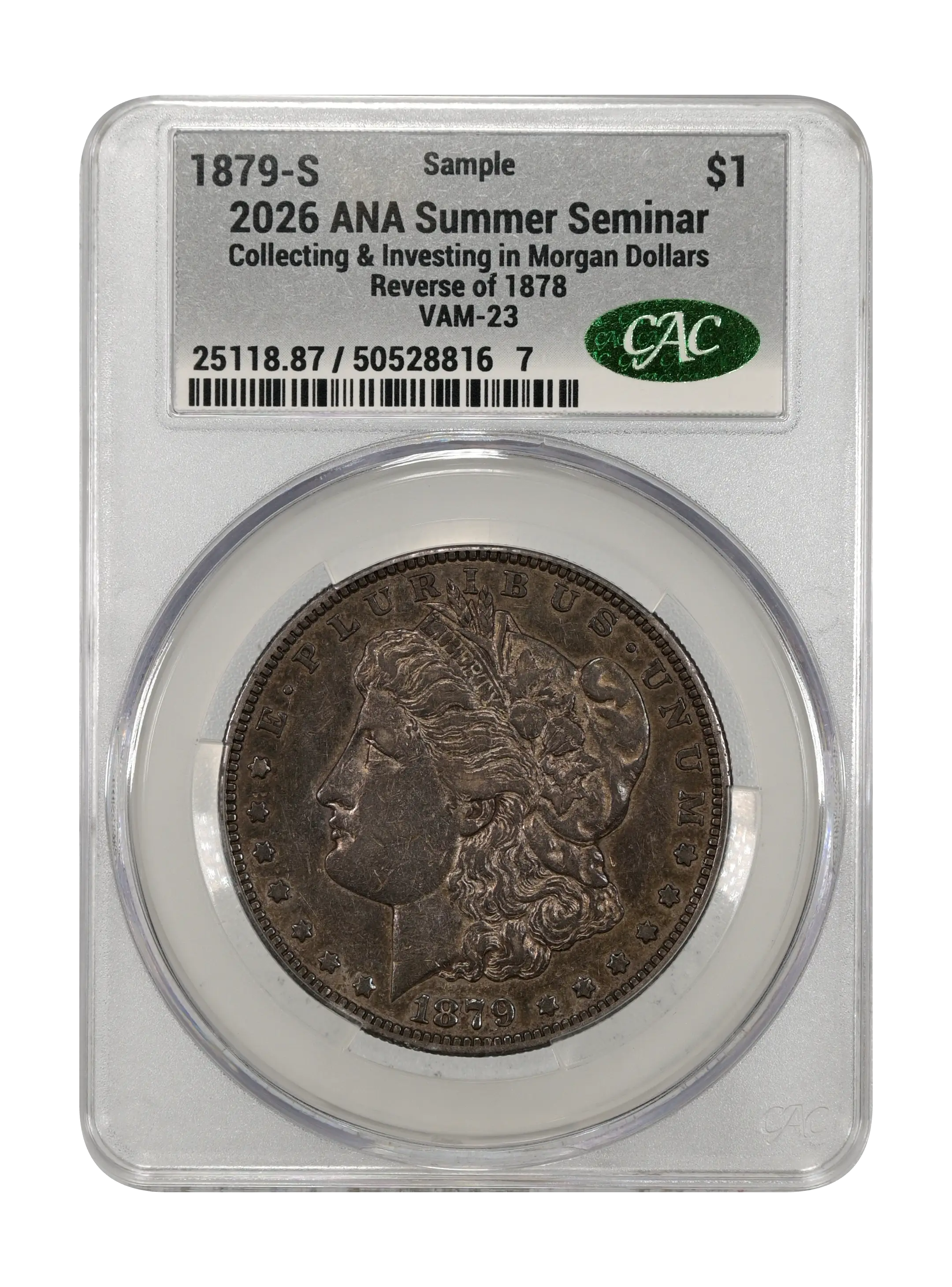 1879-S $1  Reverse of 1878, VAM-23 MS thumbnail 3