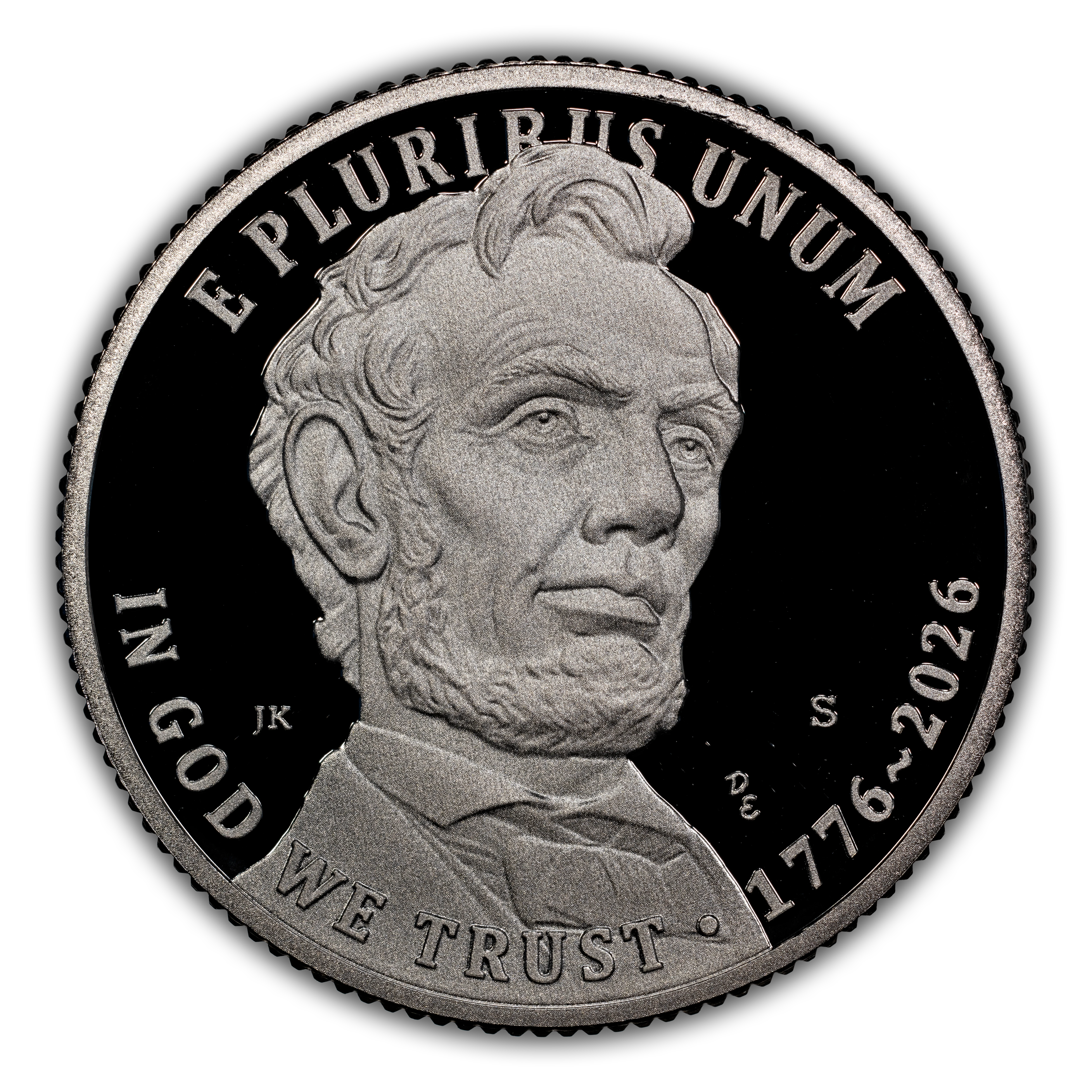 1776~2026-S 25c Gettysburg Address, Silver PR DCAM