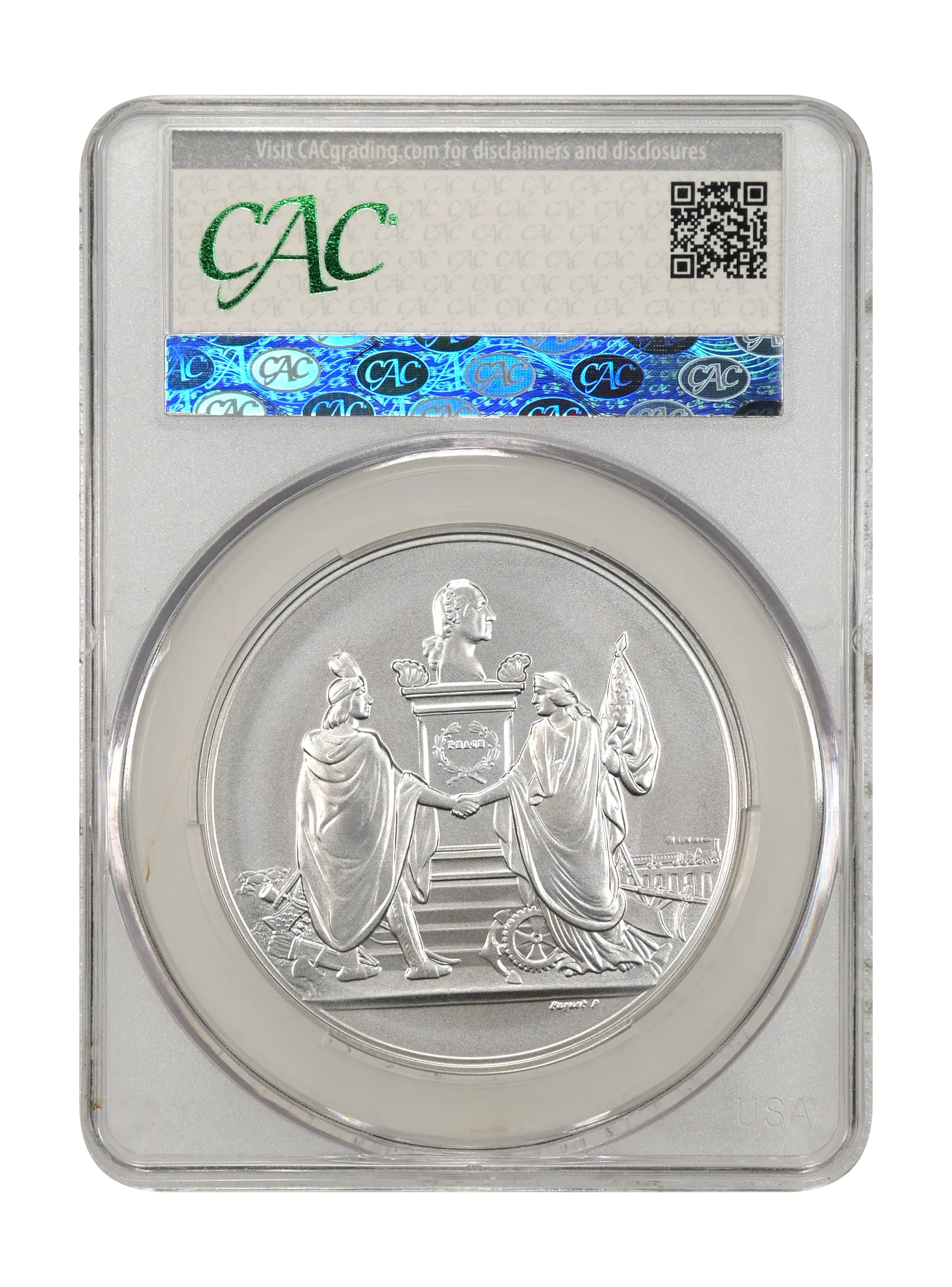 (2023) Medal A. Johnson "1865", Silver, Matte Finish MS thumbnail 5