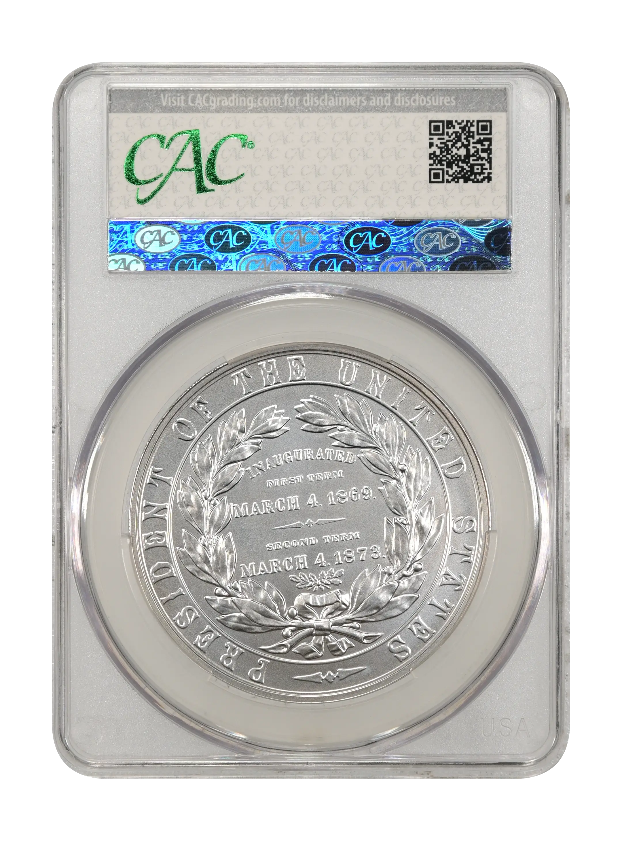 (2023) Medal Ulysses S. Grant, Silver, Matte Finish MS thumbnail 5