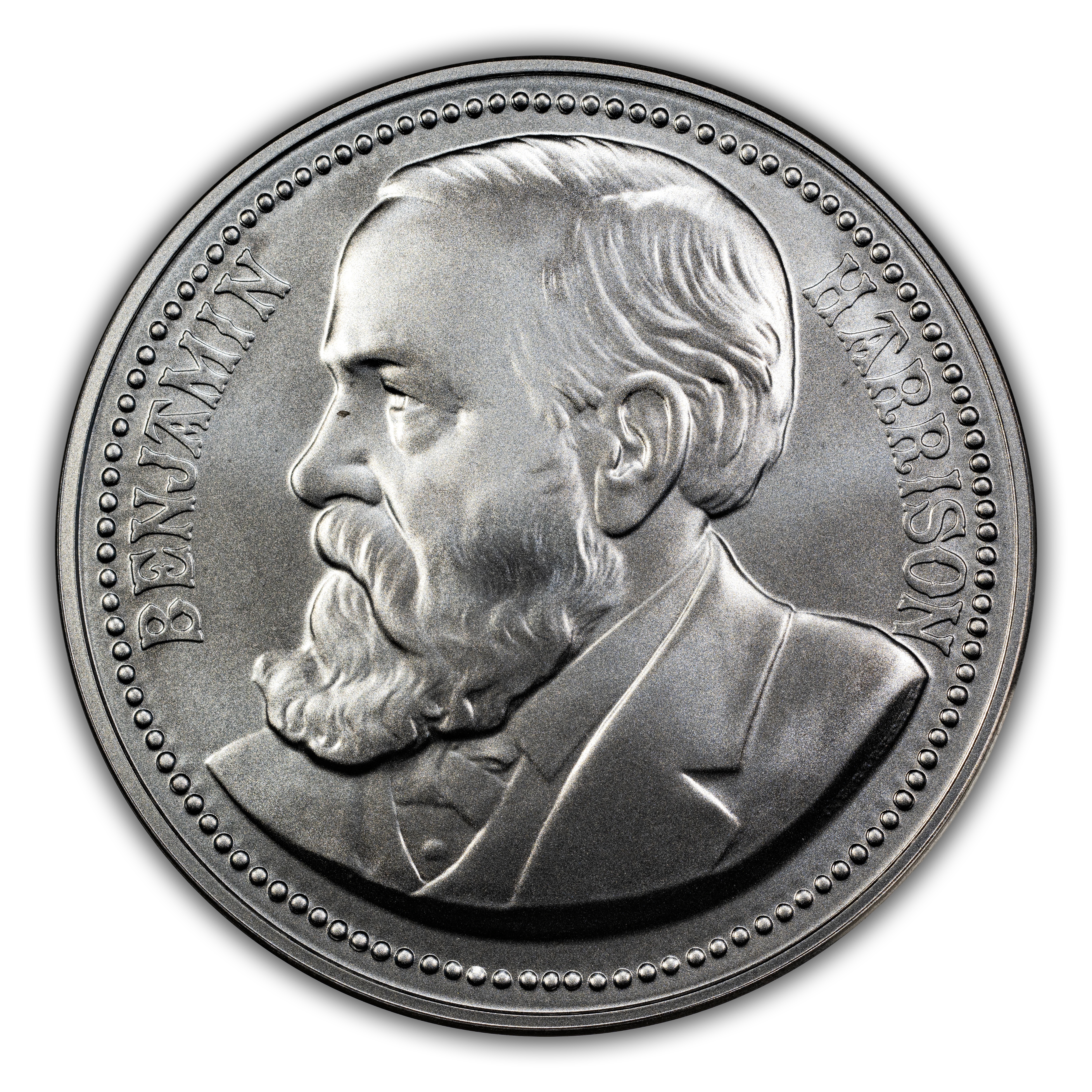 (2025) Medal Benjamin Harrison, Silver, Matte Finish MS
