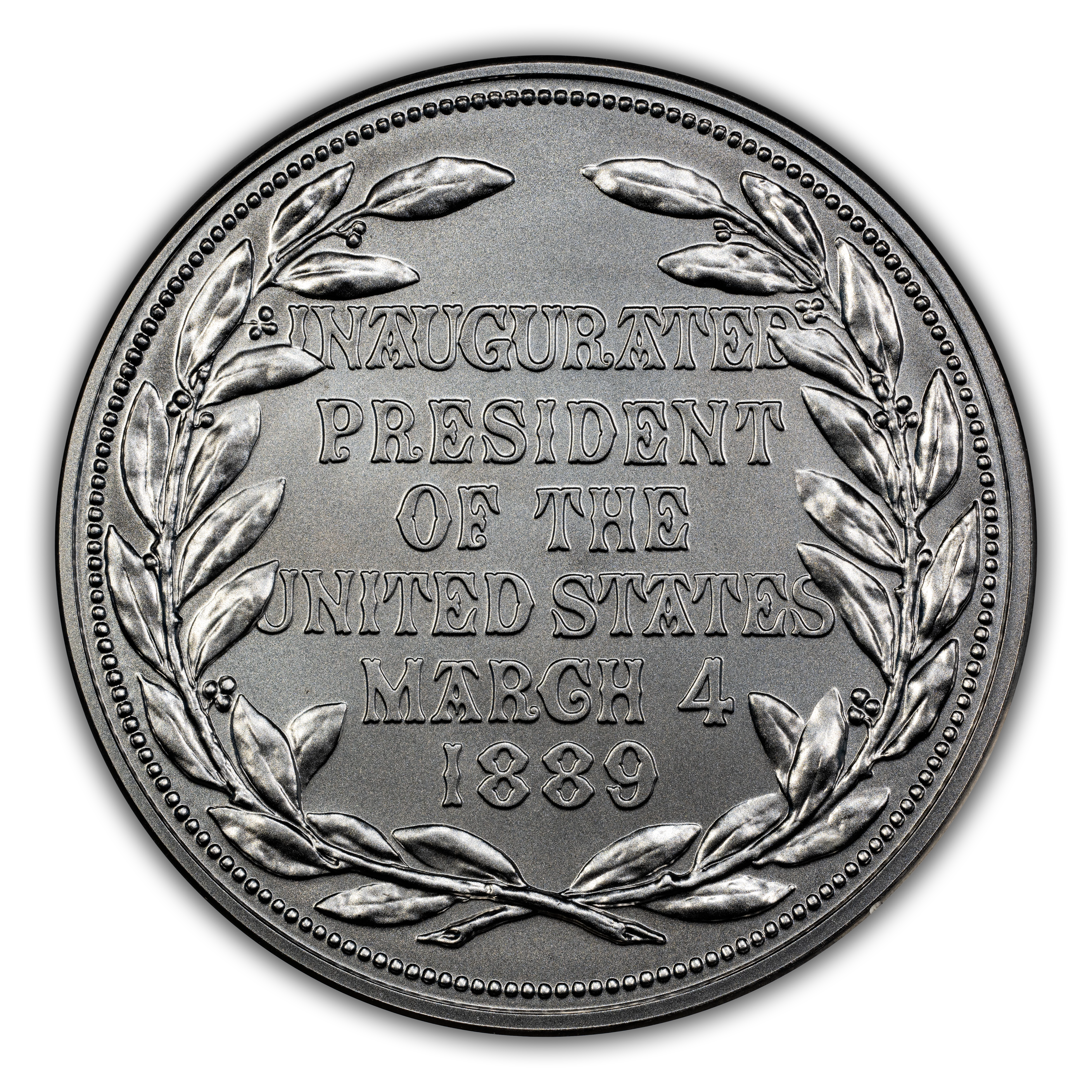 (2025) Medal Benjamin Harrison, Silver, Matte Finish MS thumbnail 3