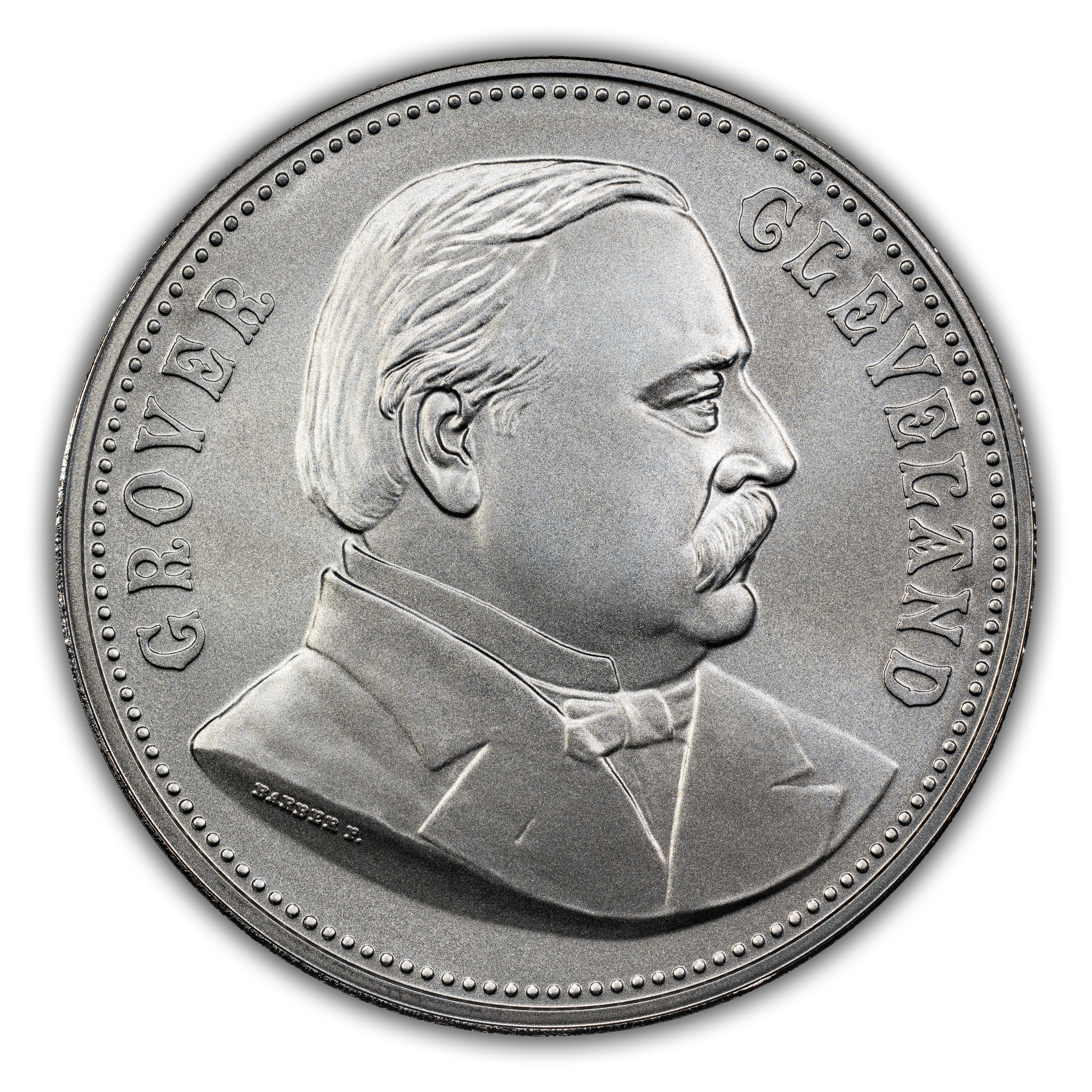 (2024) Medal Grover Cleveland, Silver, Matte Finish MS