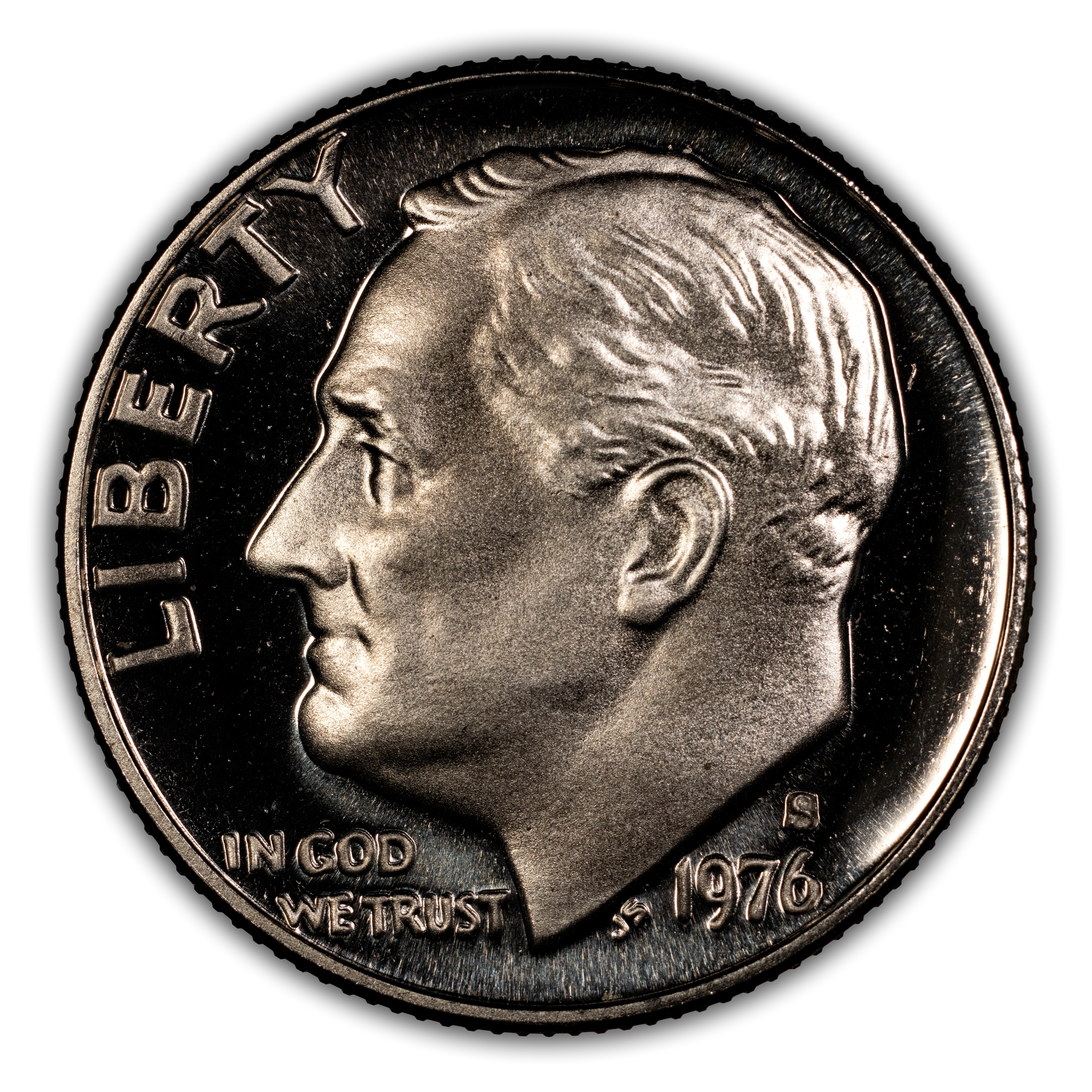 1976 Roosevelt Dime, Proof Values & Prices | Greysheet