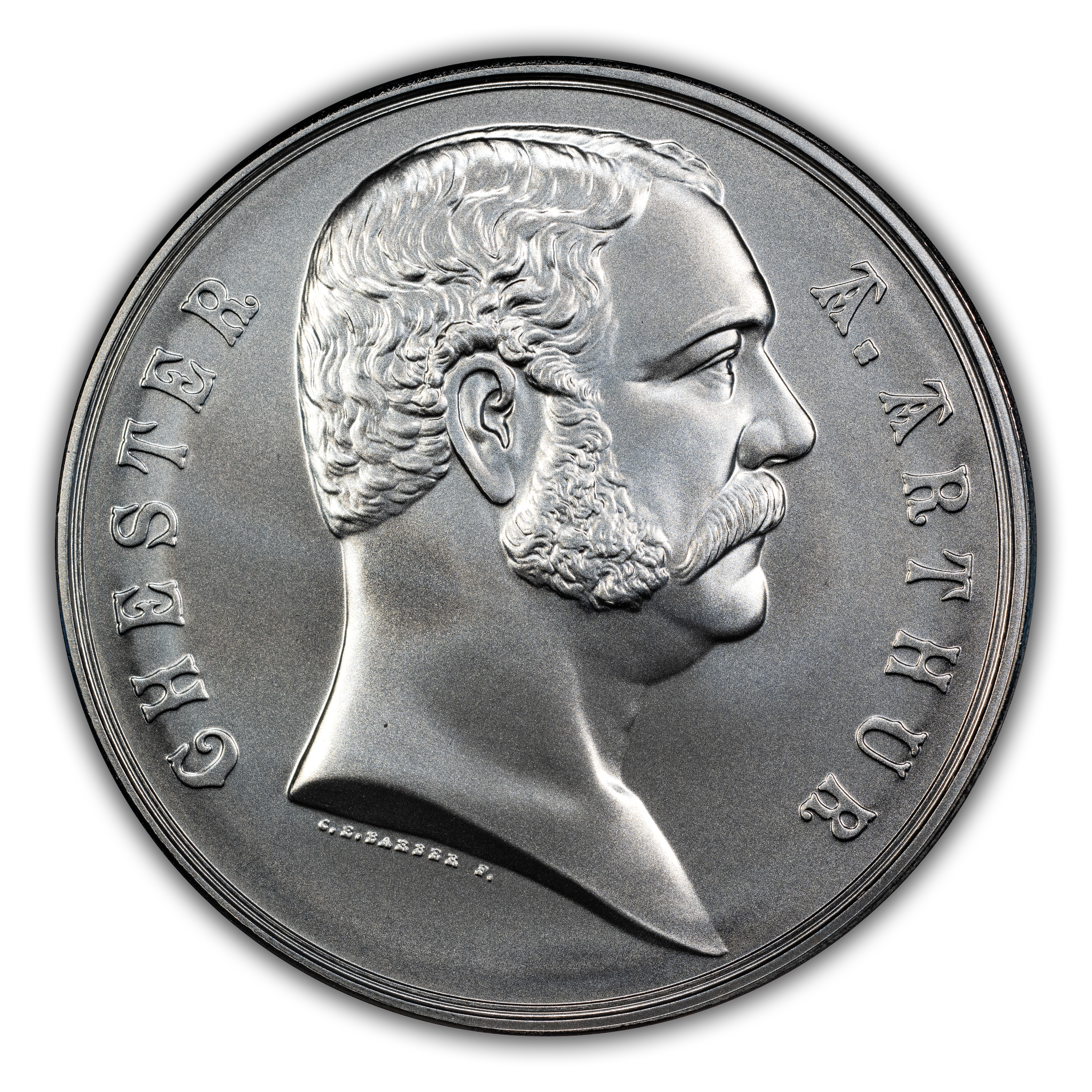 (2024) Medal Chester Arthur, Silver, Matte Finish MS