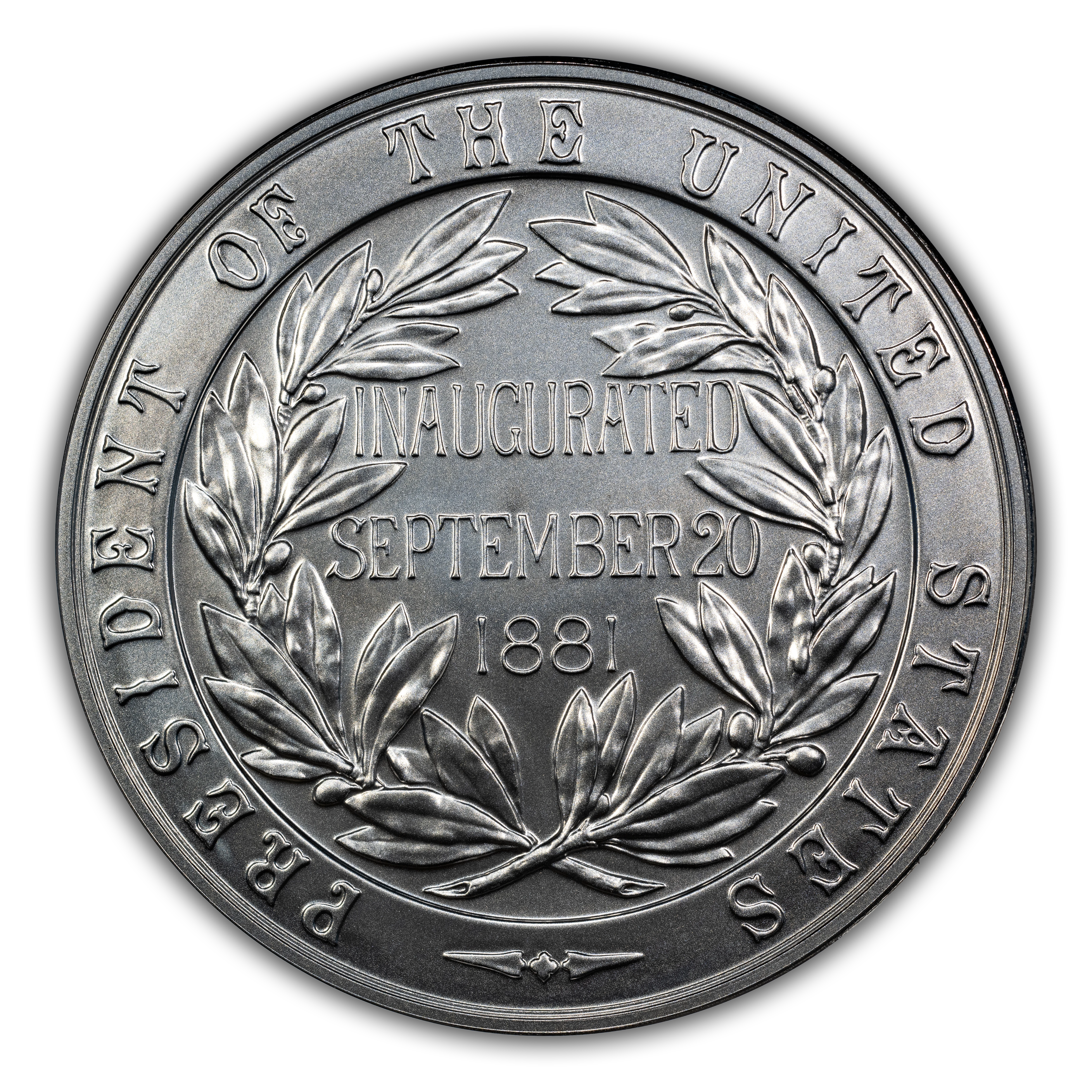 (2024) Medal Chester Arthur, Silver, Matte Finish MS thumbnail 3