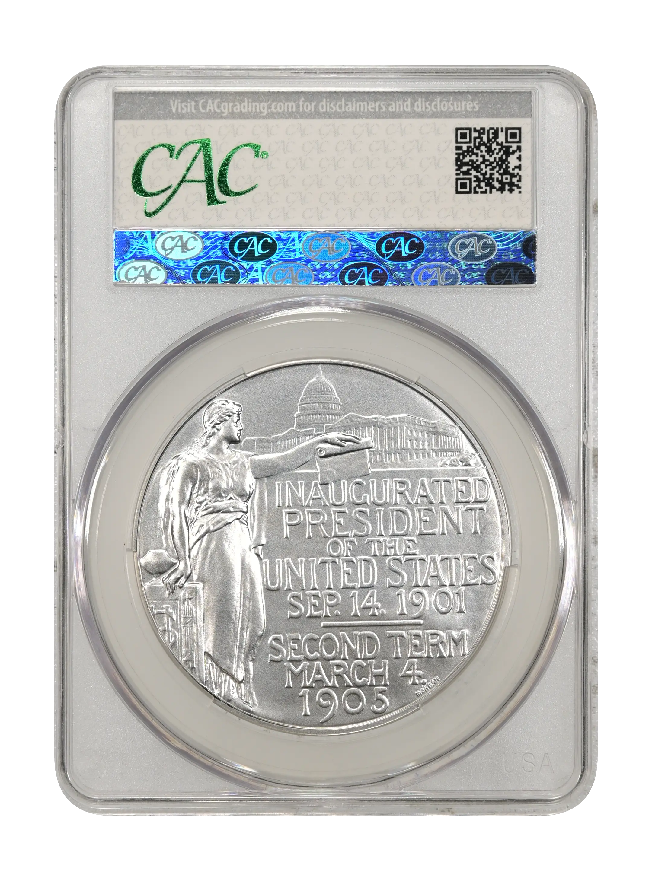 (2025-S) Medal Theodore Roosevelt, Silver, Matte Finish MS thumbnail 8
