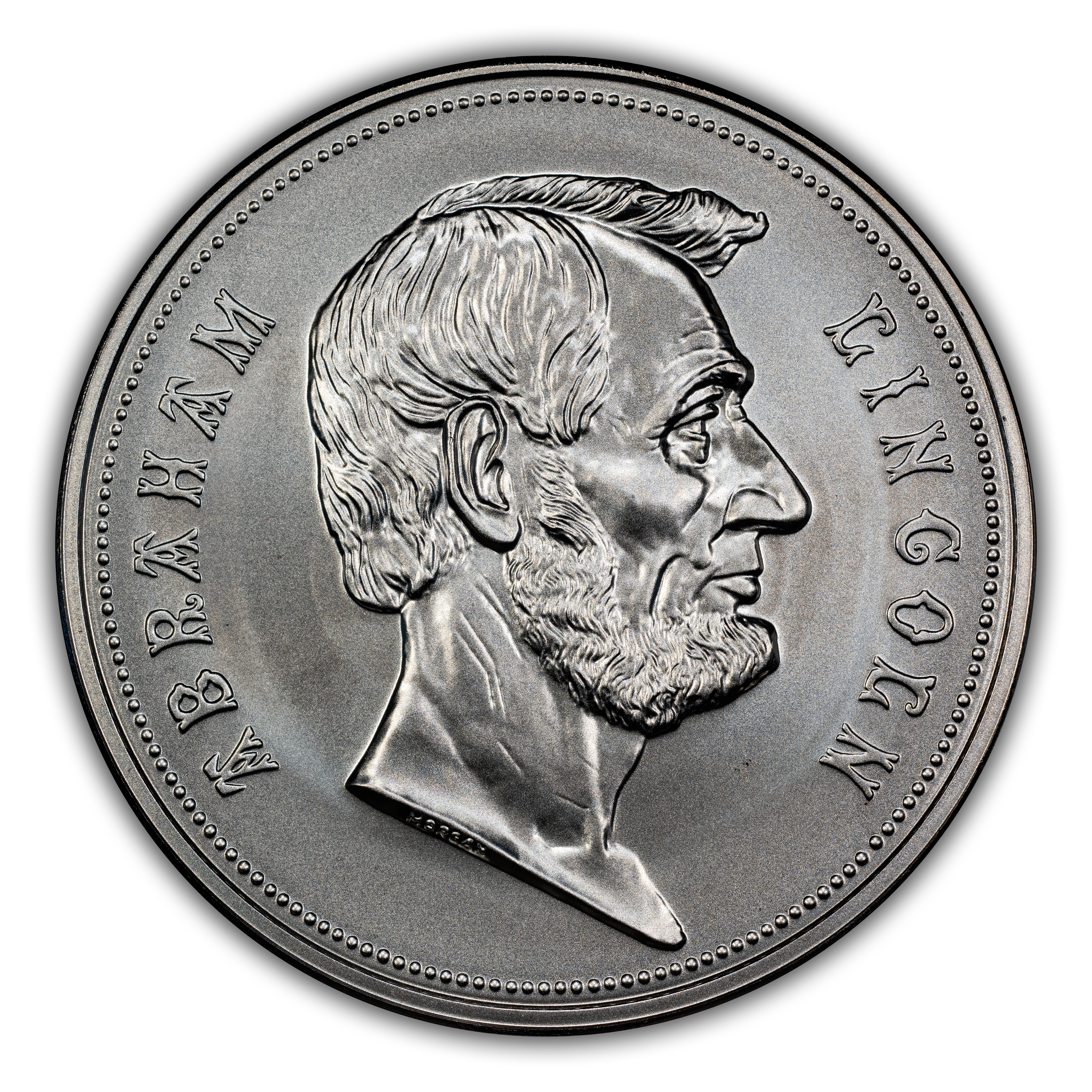(2023) Medal Abraham Lincoln "1861", Silver, Matte Finish MS