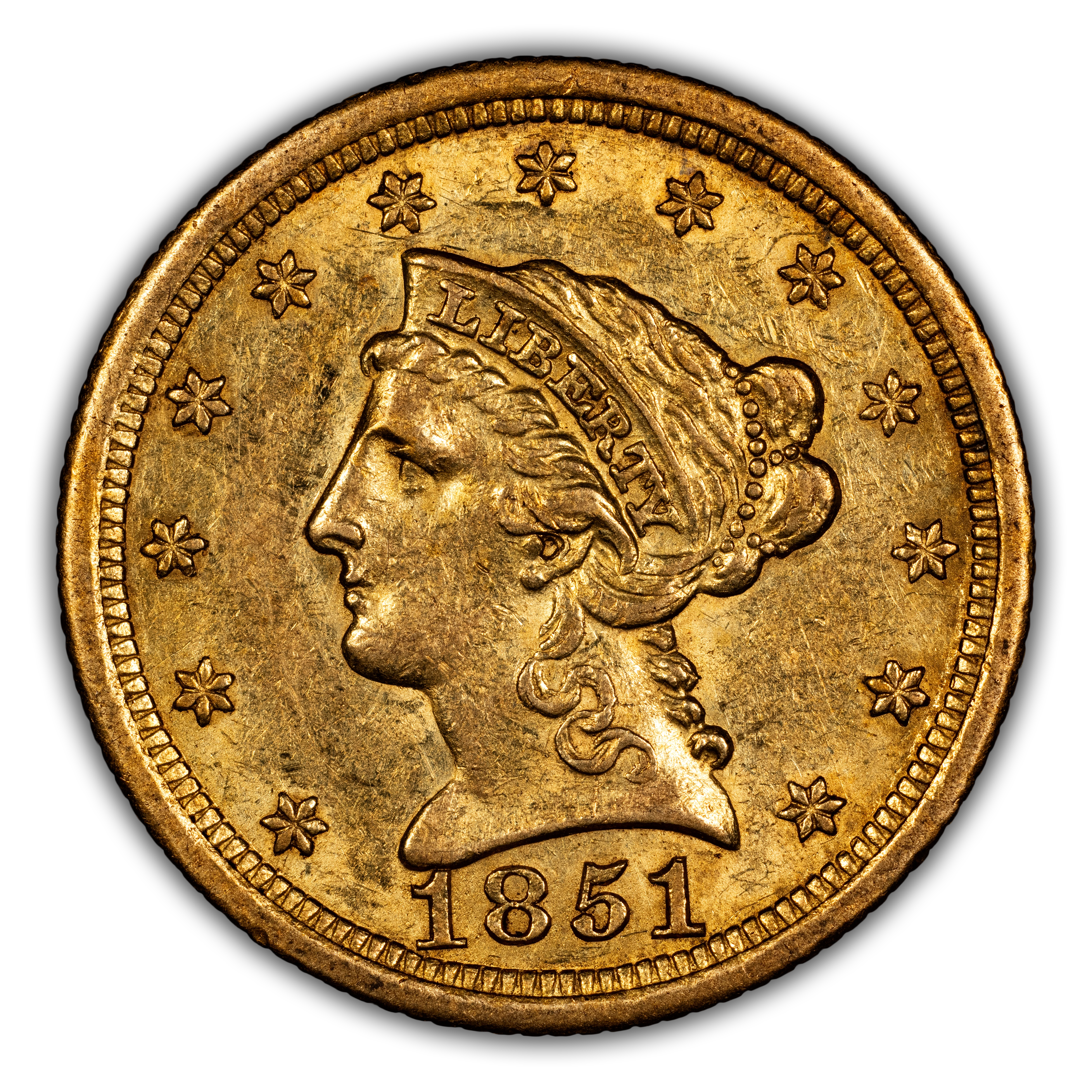 1851-O $2 1/2 MS