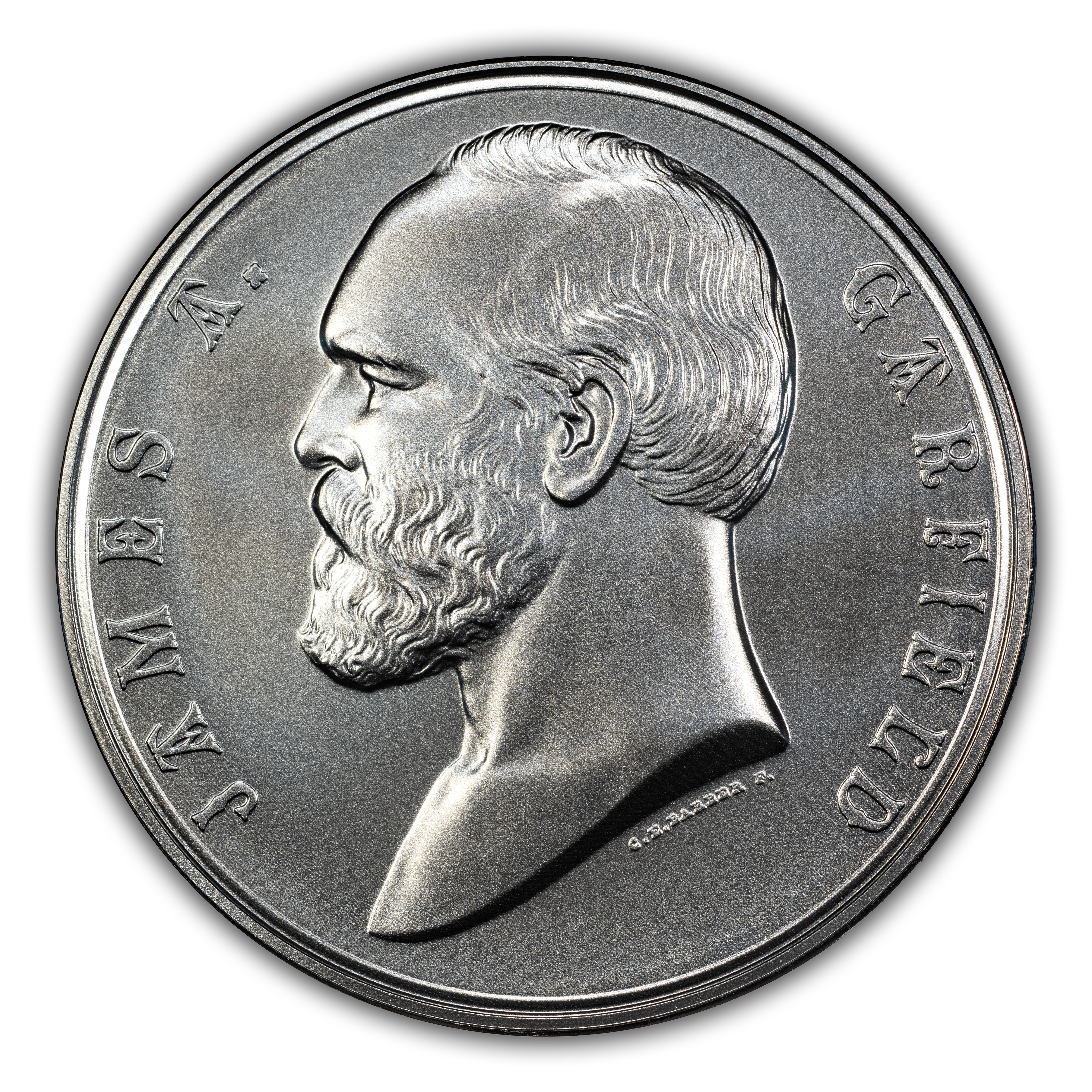 (2024) Medal James Garfield, Silver, Matte Finish MS