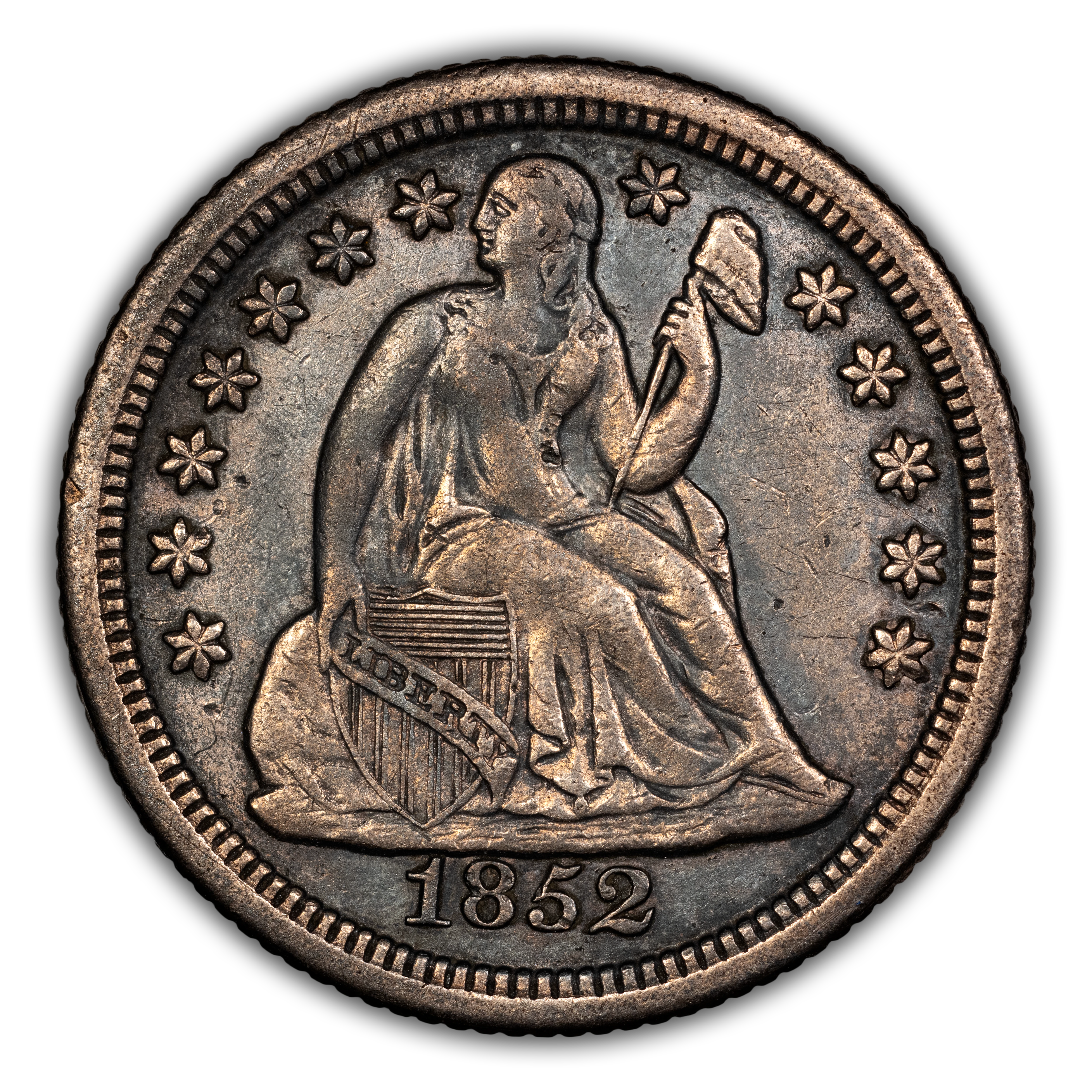 1852-O 10c MS