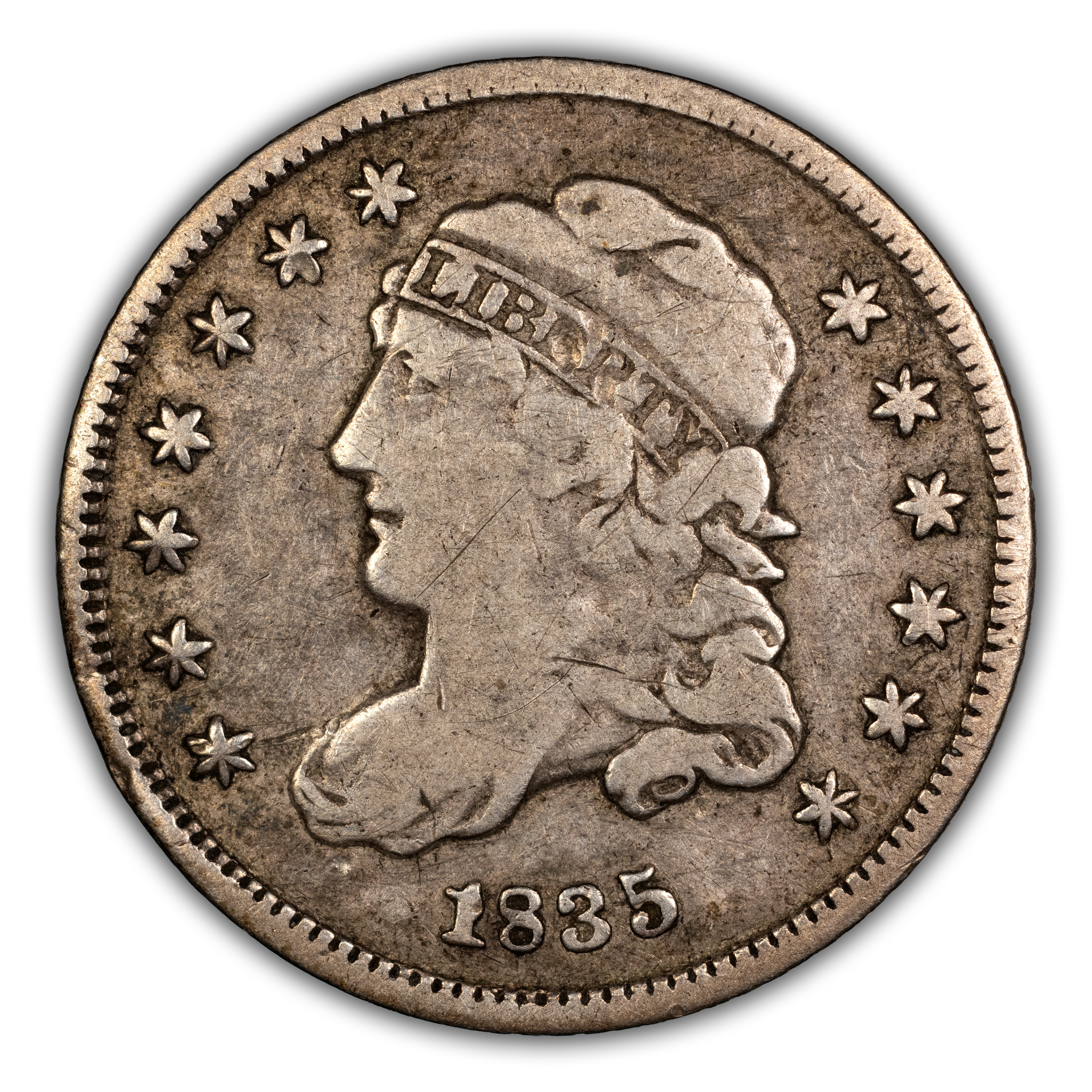1835 H10c Small Date, Large 5C, LM-9.2 MS