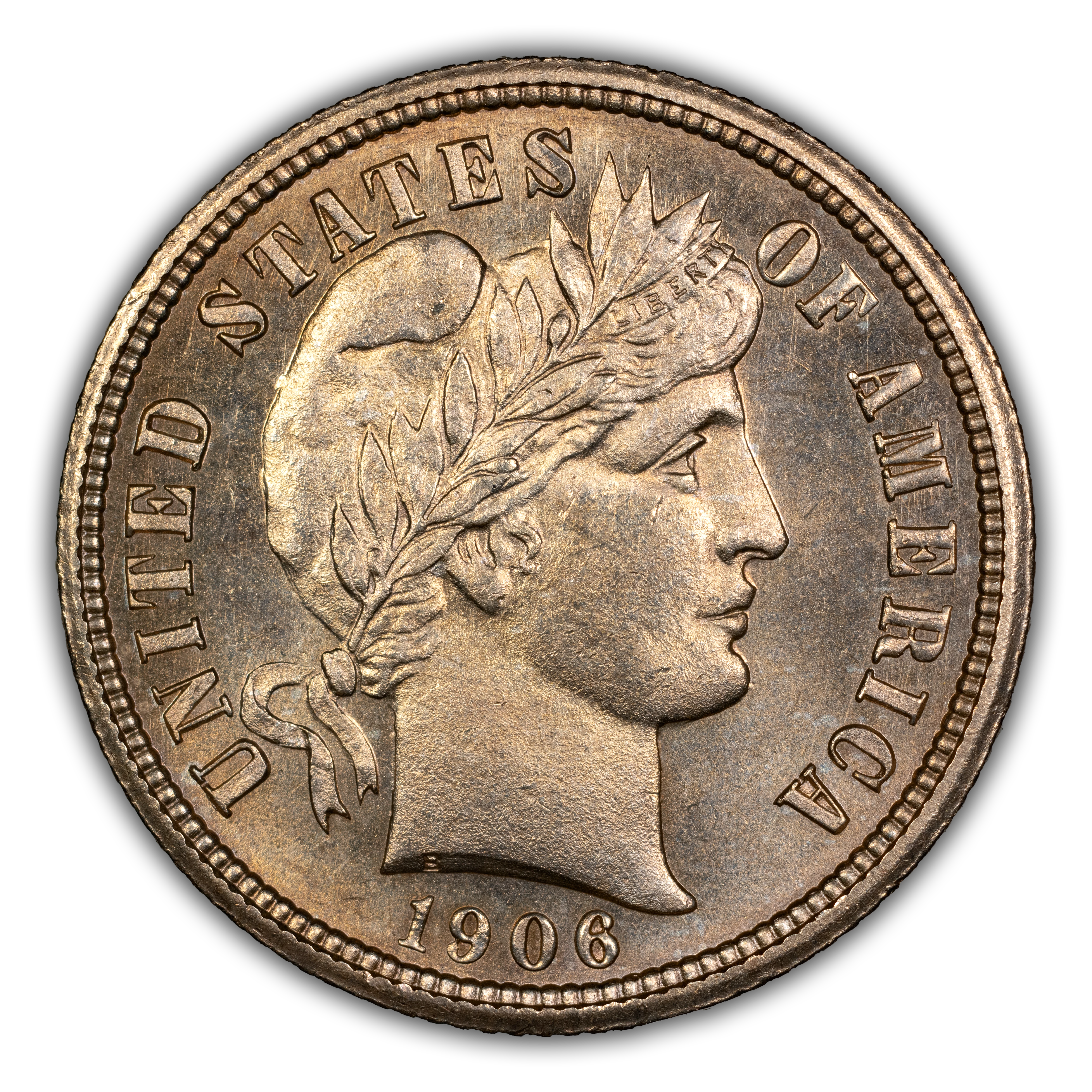 1906-S 10c MS
