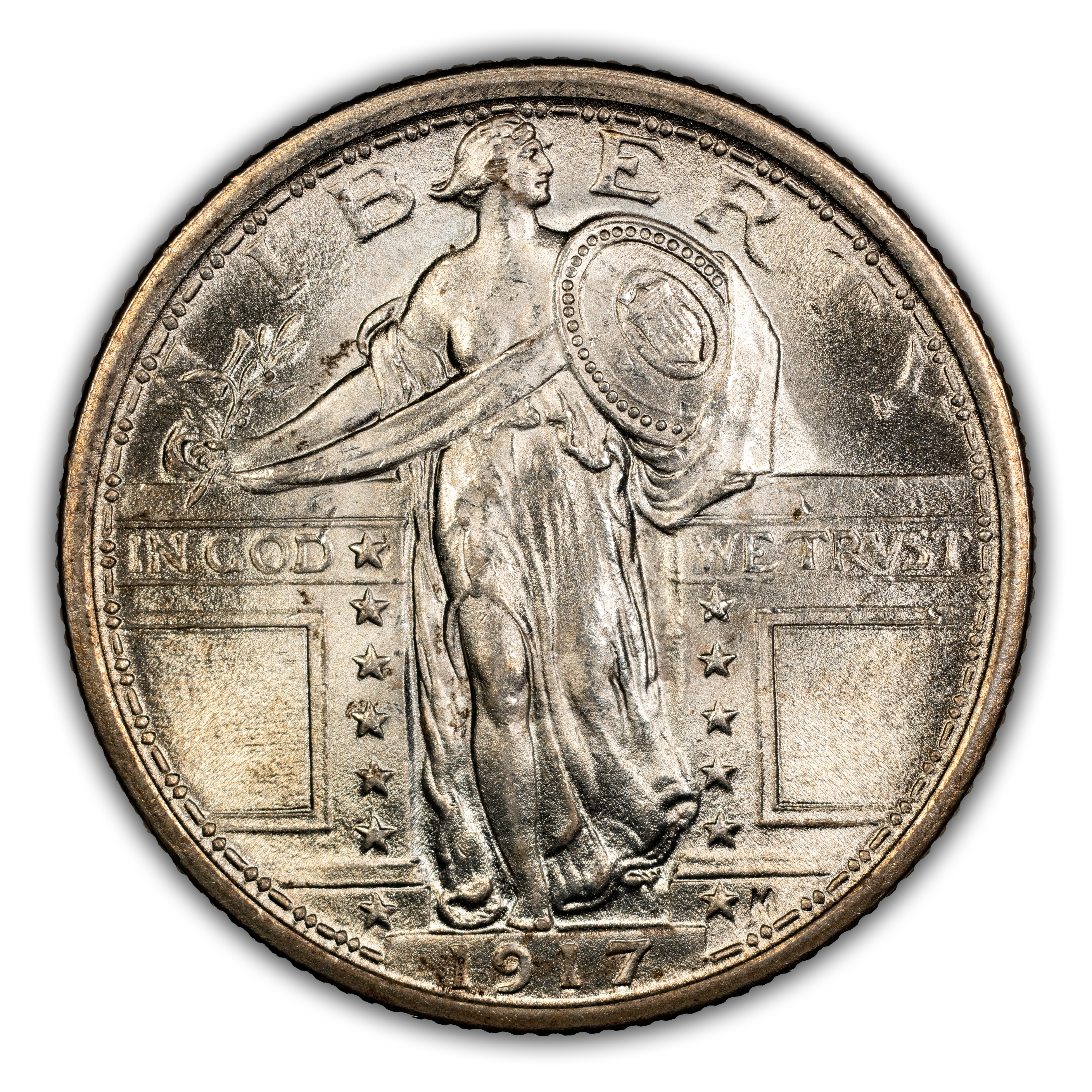 1917 25c Type 1 MS FH thumbnail 9