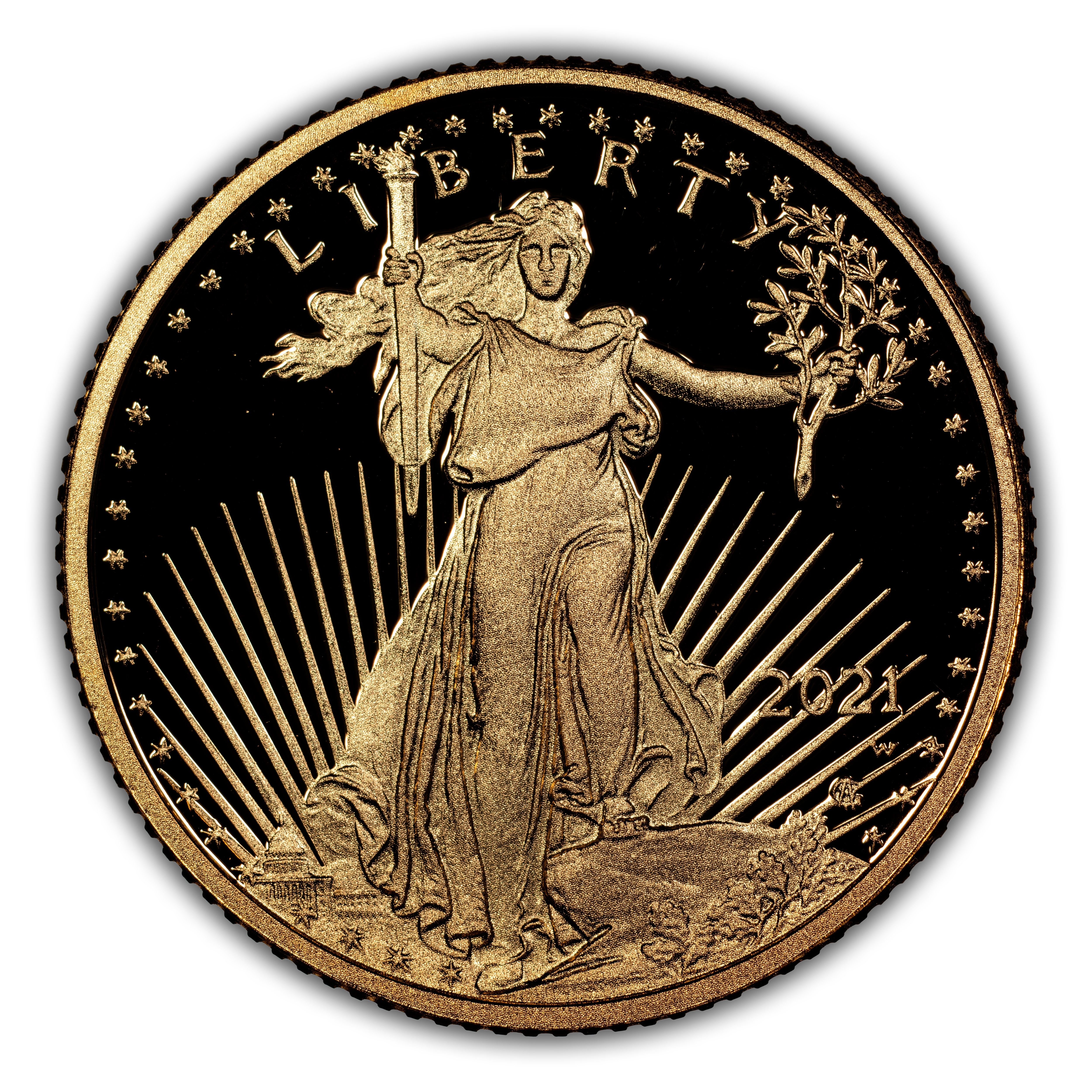 2021-W $5 Gold Eagle, Type 2 PR DCAM