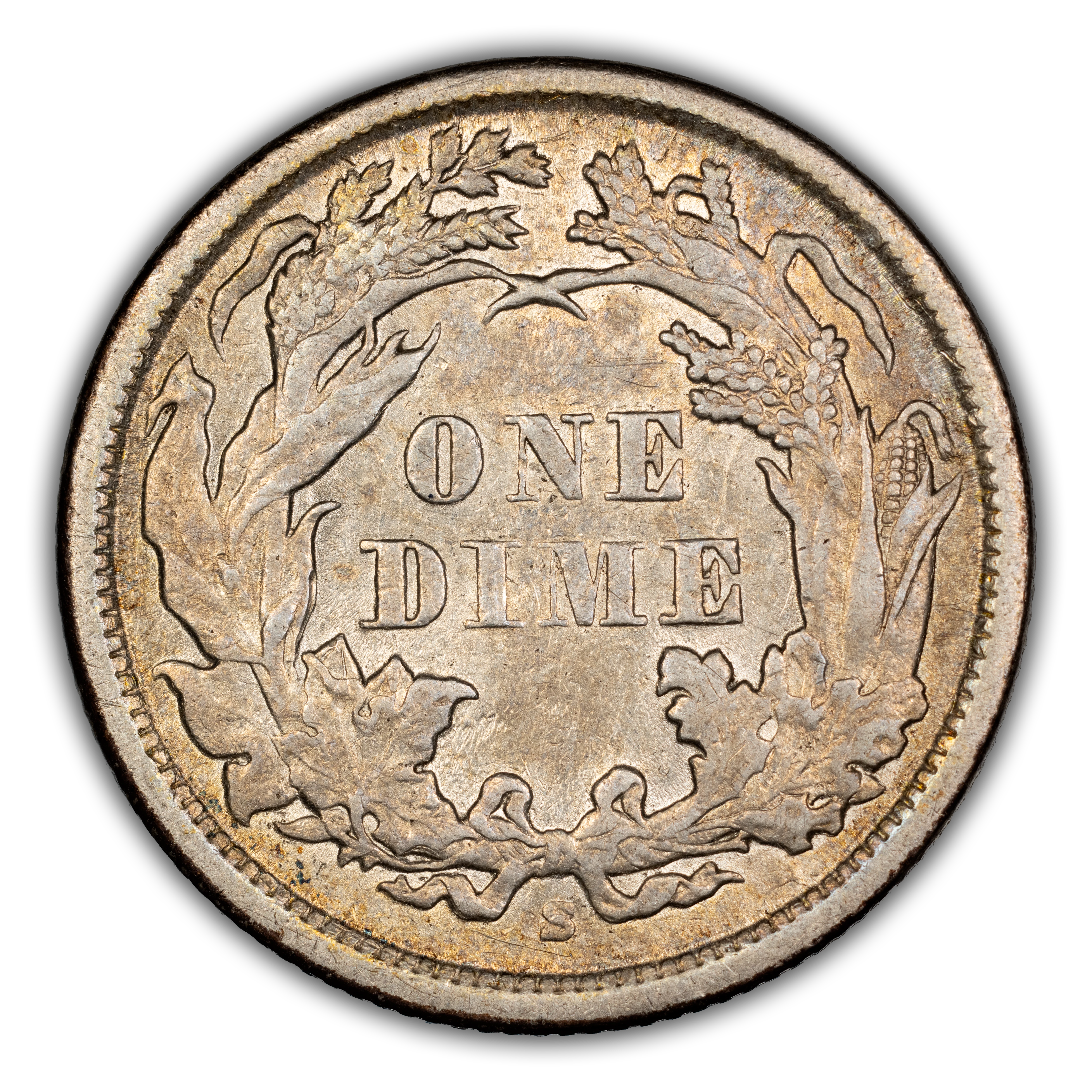 1868-S 10c G6 CAC thumbnail 21