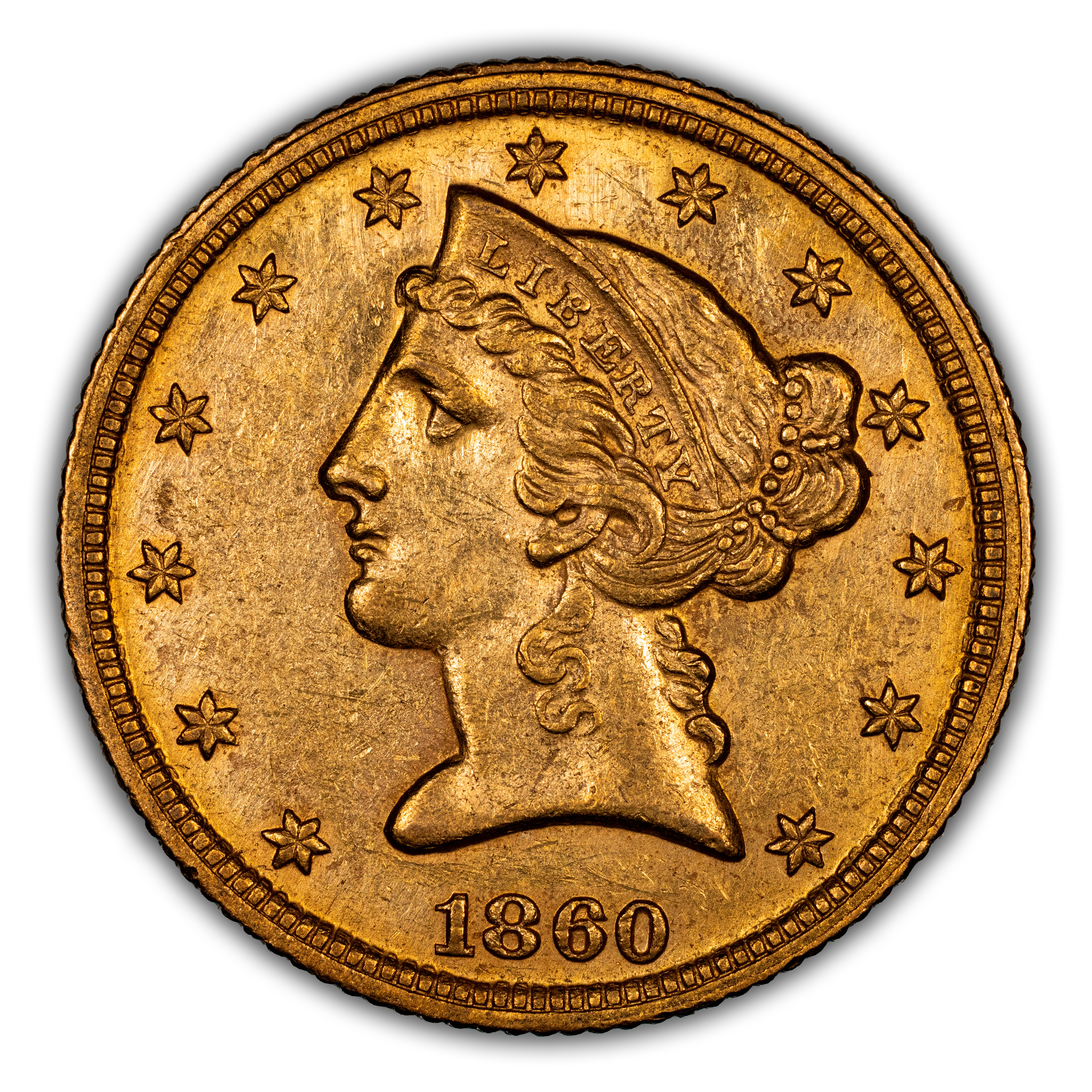 1860-C $5 MS
