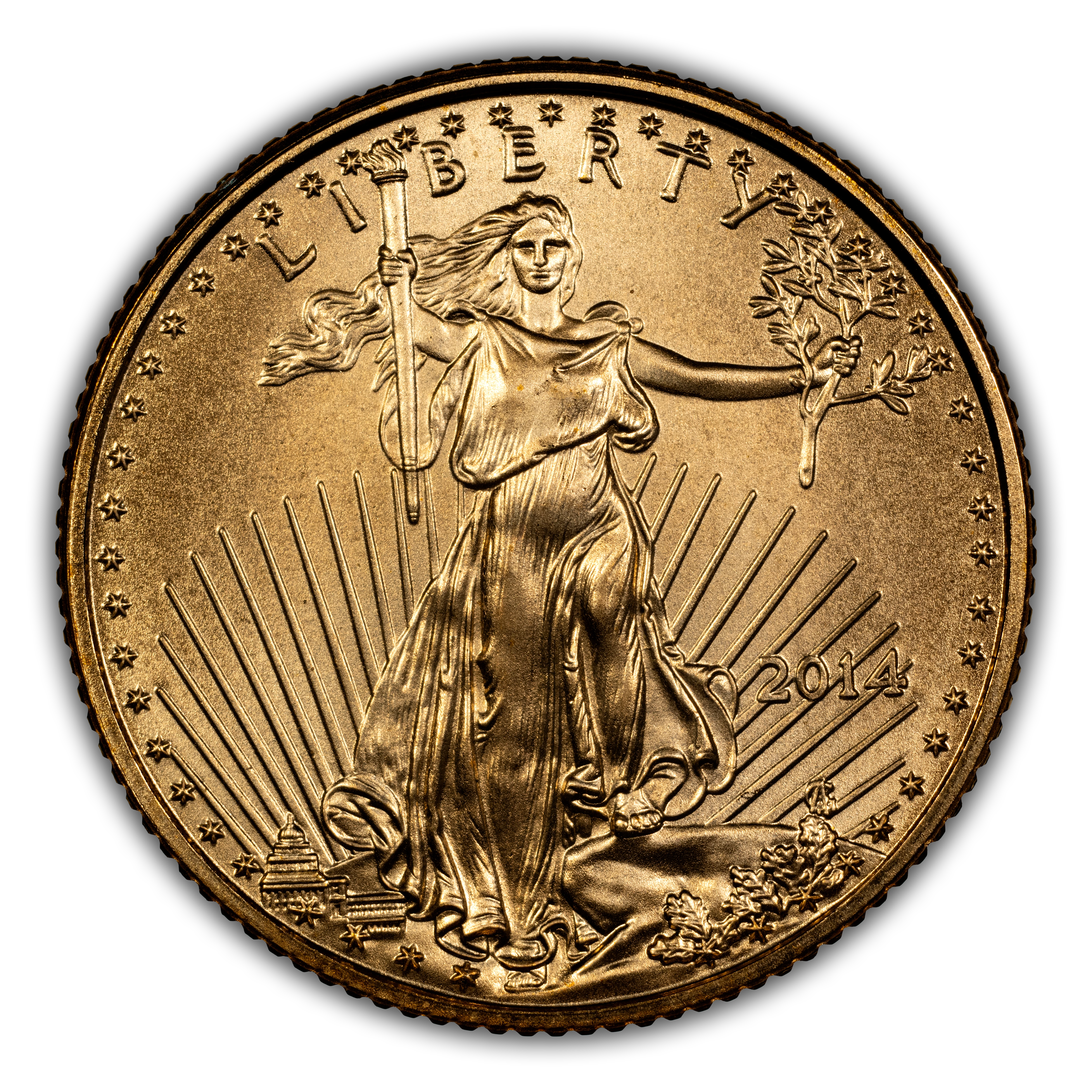 2014 $5 Gold Eagle MS